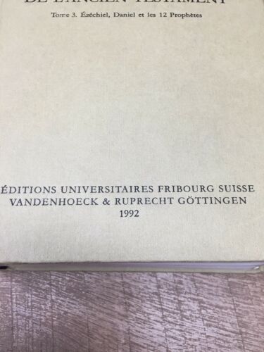 Critique Textuelle De L'ancien Testament Ezechiel, Daniel Et Les 12 Prophetes (O (6922733387959)