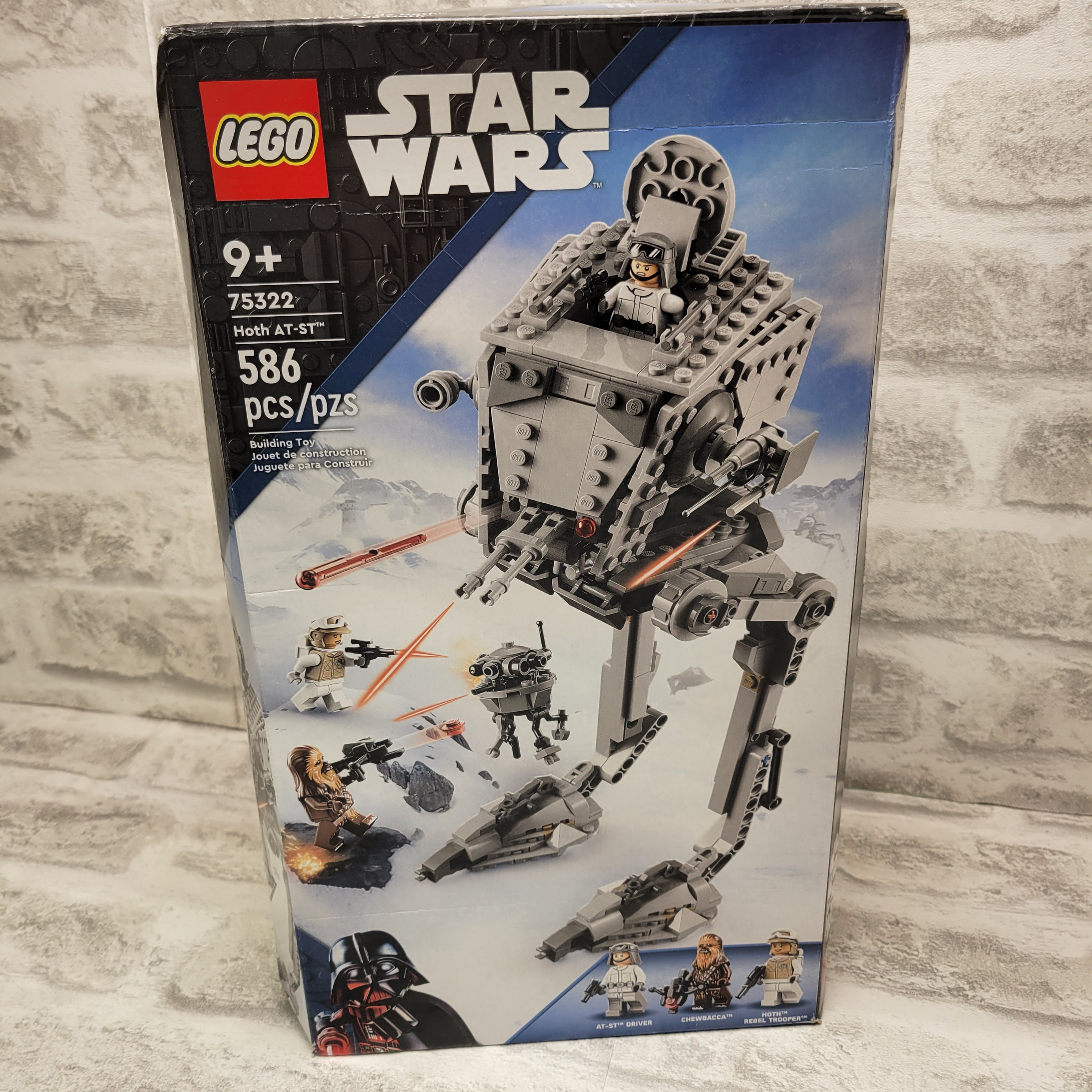 LEGO Star Wars Hoth at-ST 75322 Building Kit (586 Pieces) (7610807255278)