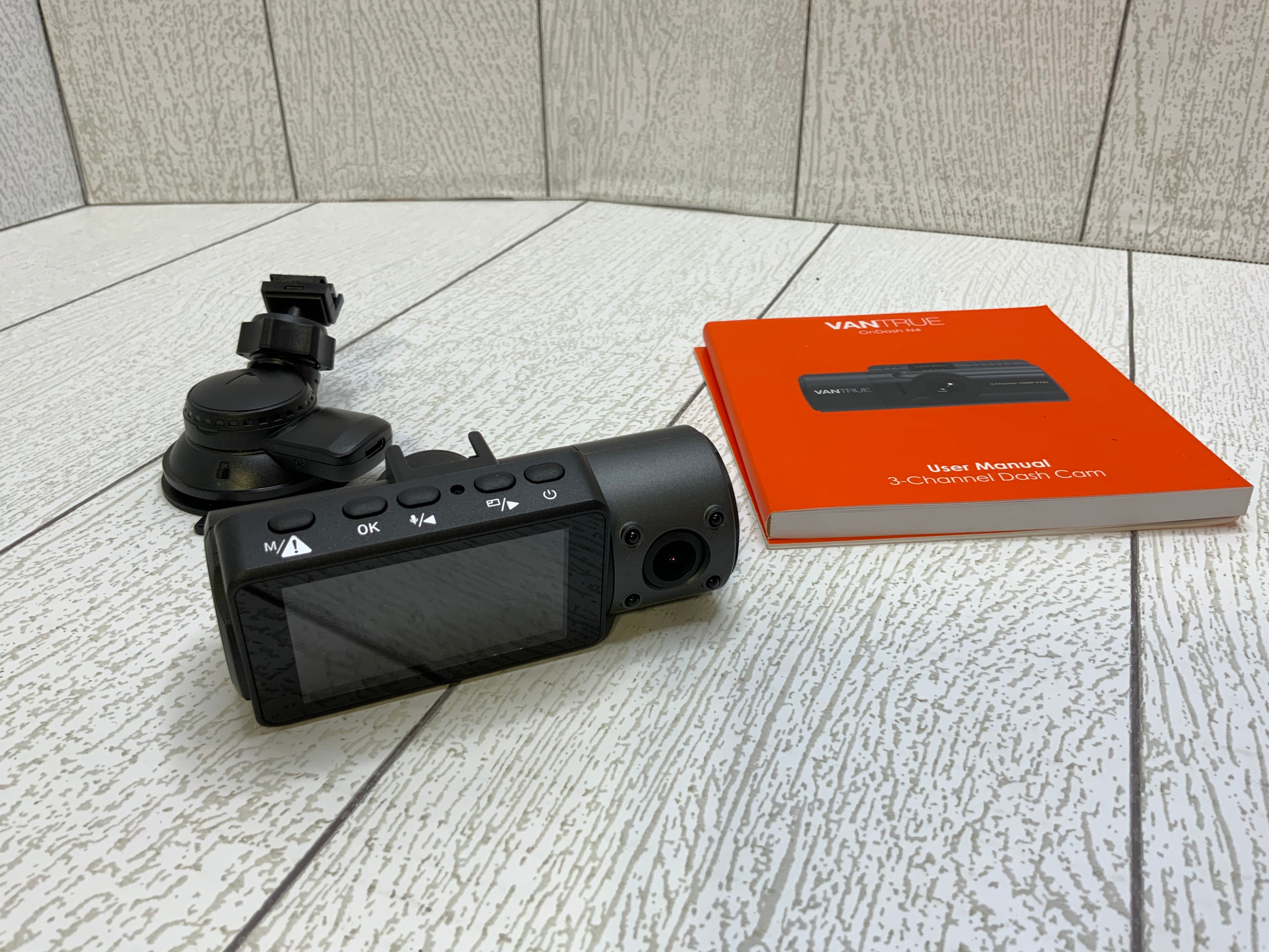 Vantrue N4 3 Channel 4K Dash Cam, 4K+1080P Front and Rear (7915392729326)