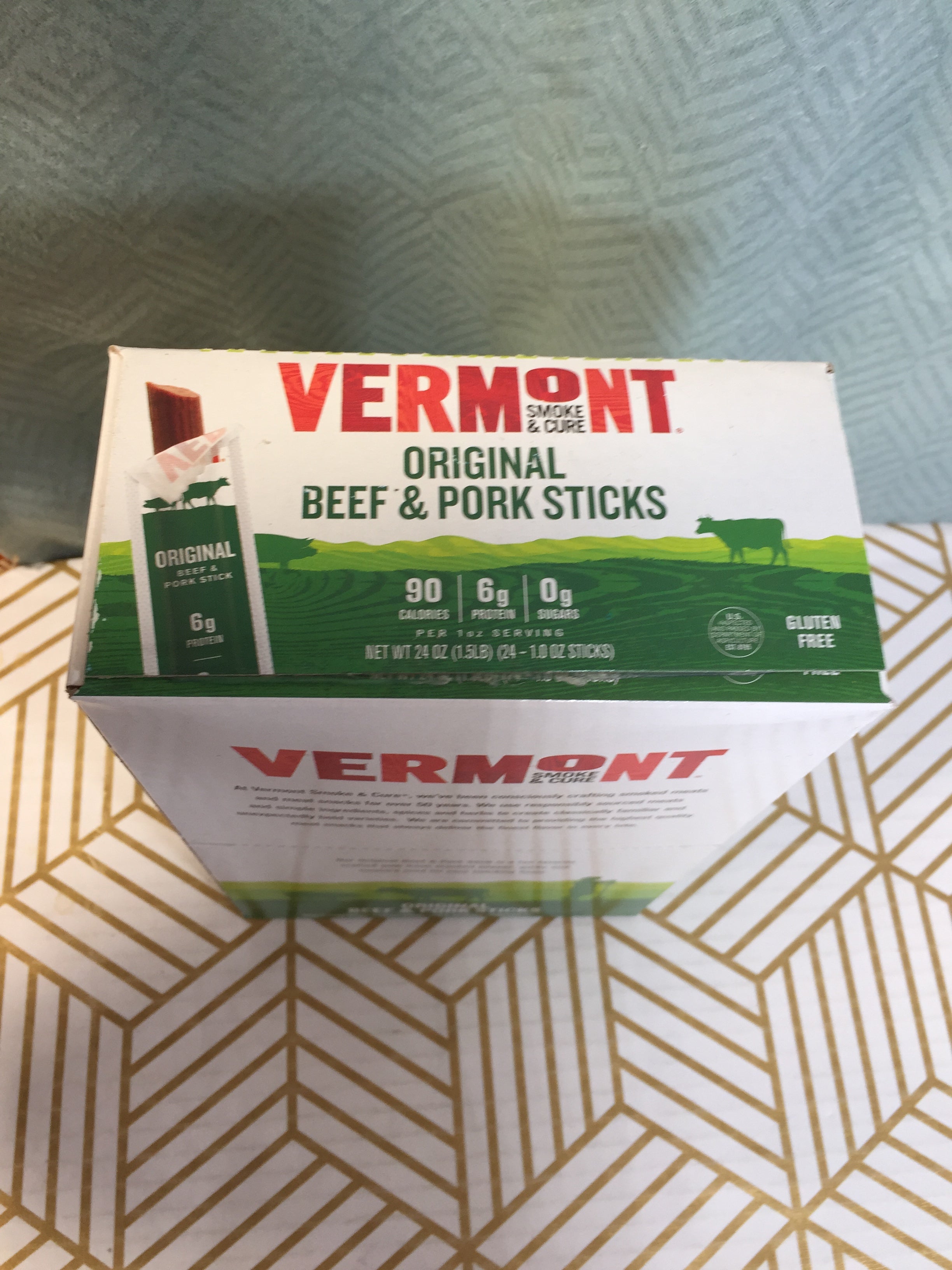Vermont Smoke & Cure Meat Sticks - Original Beef & Pork Sticks - 24 Count (7760689266926)