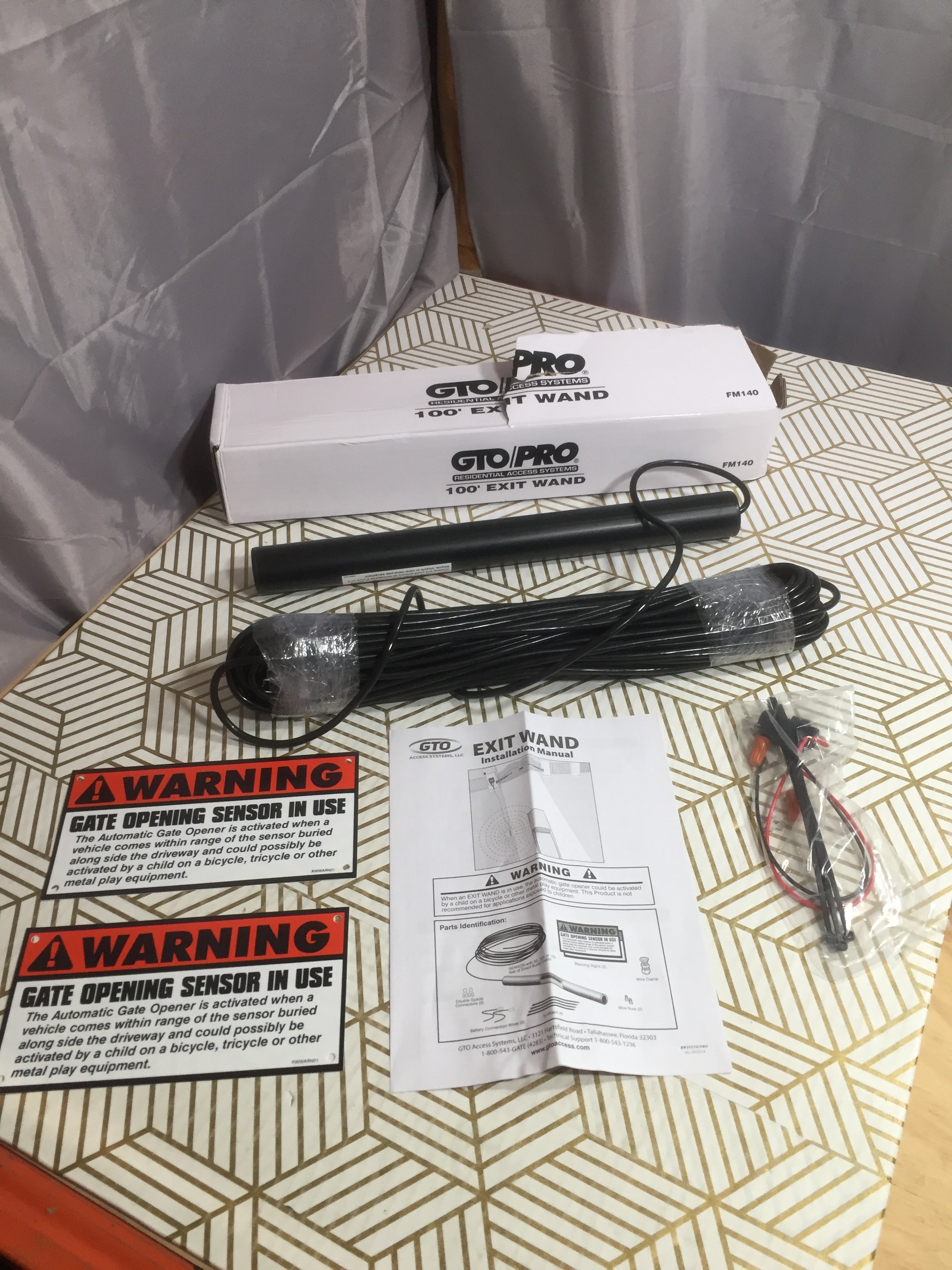 100 Ft. Driveway Vehicle Sensor (FM140) for Mighty Mule Automatic Gate Opener (8095262802158)