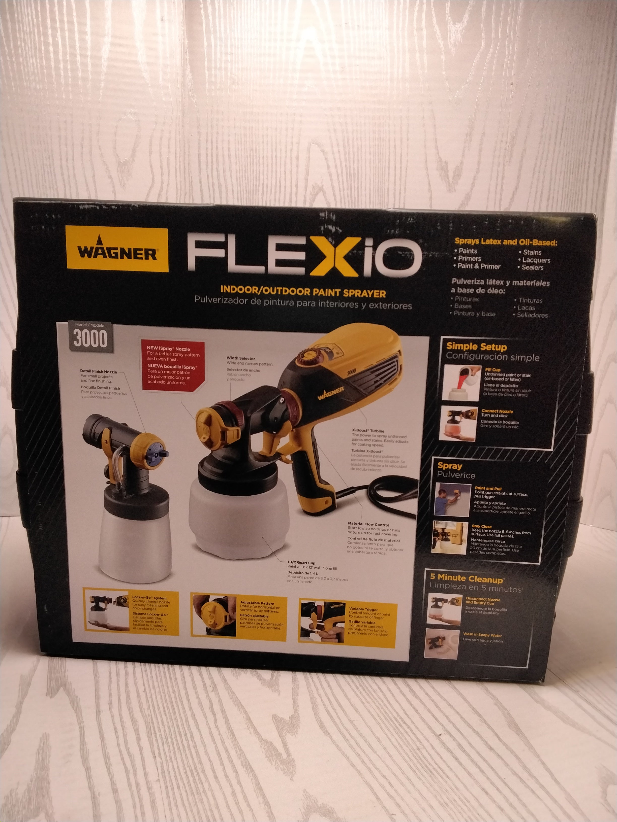 Wagner 0529085 FLEXiO 3000 HVLP Paint Sprayer (7733952708846)