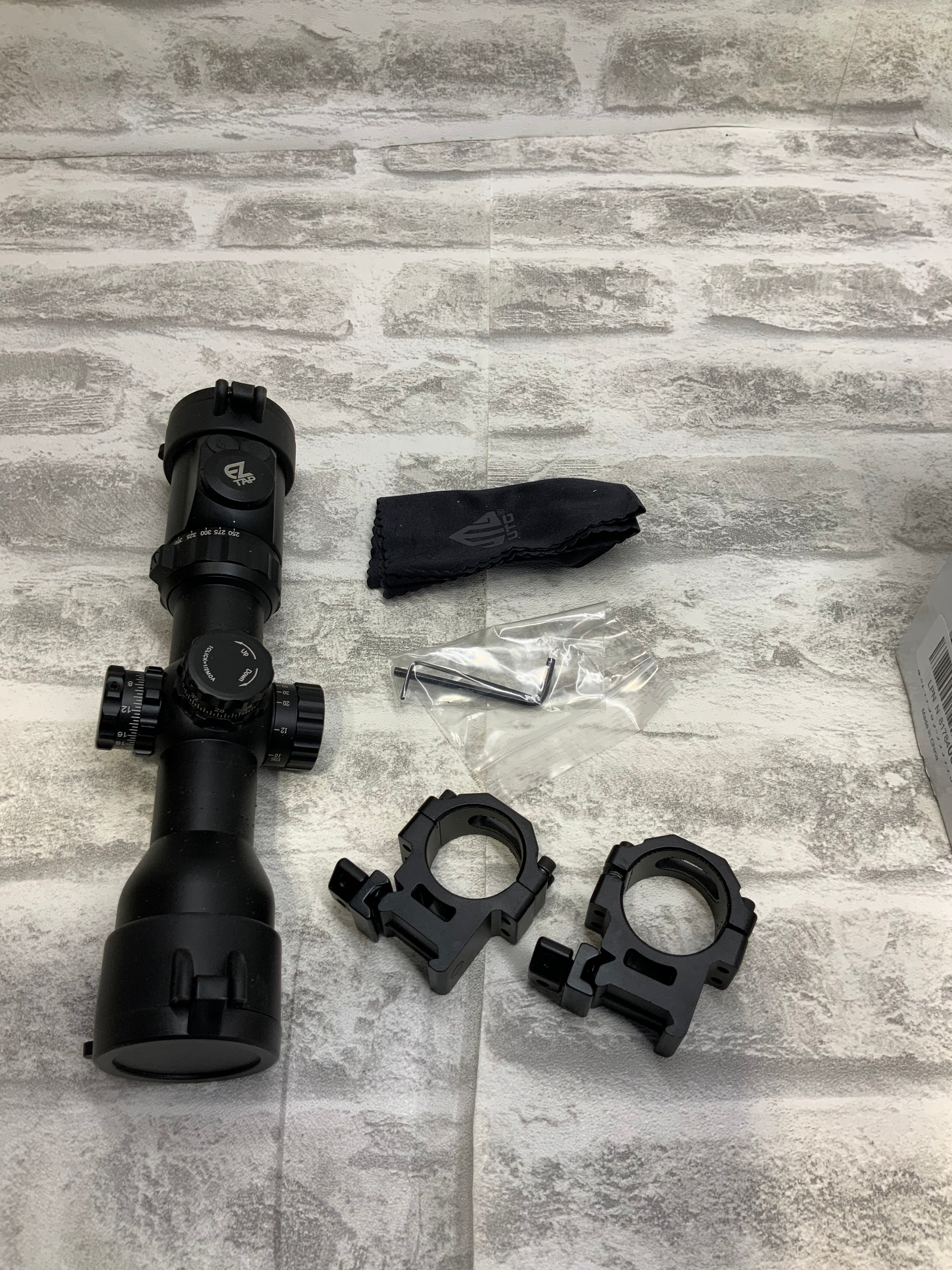 UTG OP3 1.5-6X36 Crossbow Scope, AO, RGB, 130 Hunter BDC (7529097625838)