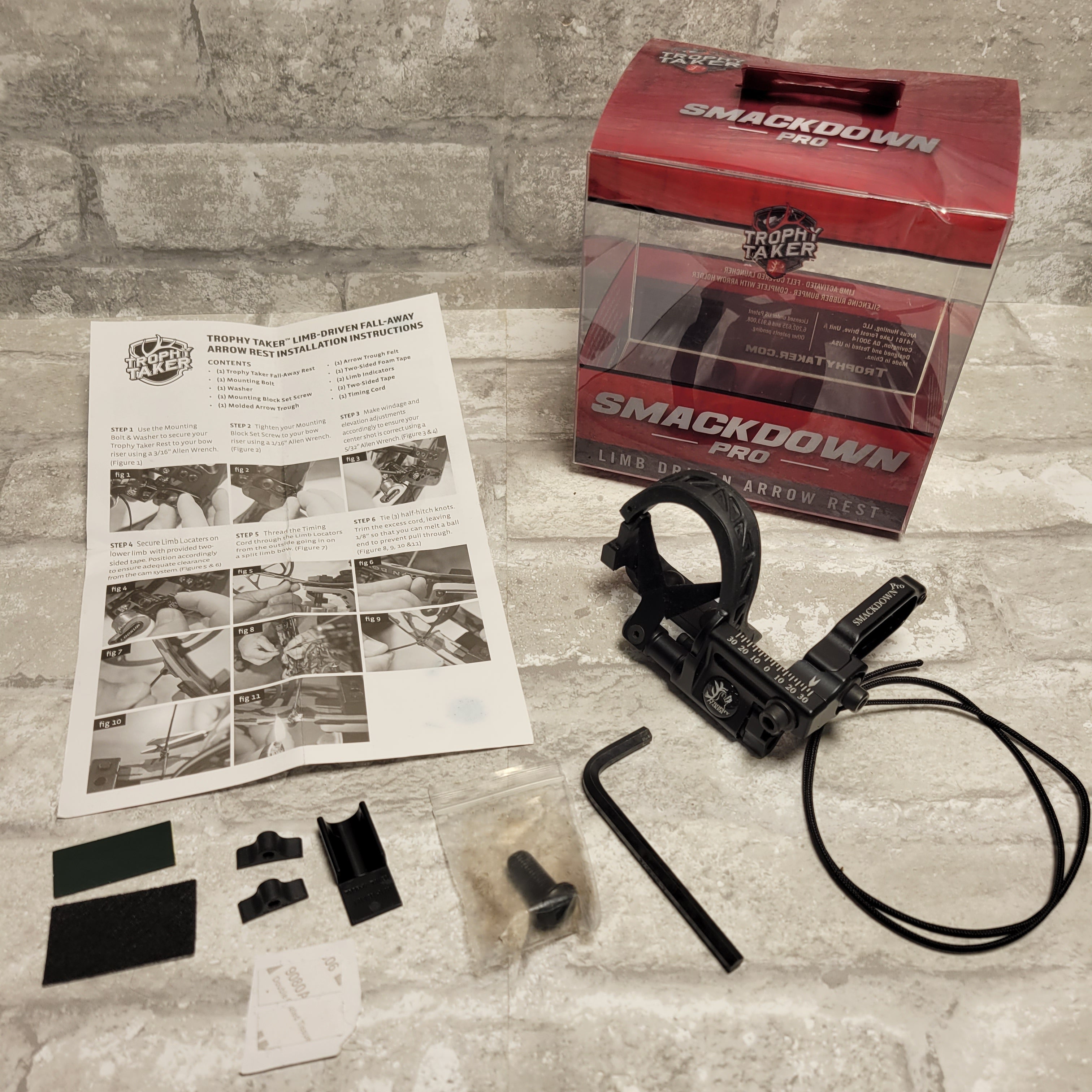 Trophy Taker Arrow Rest Smackdown Pro Drop-Away Rh T3200 (8004021125358)