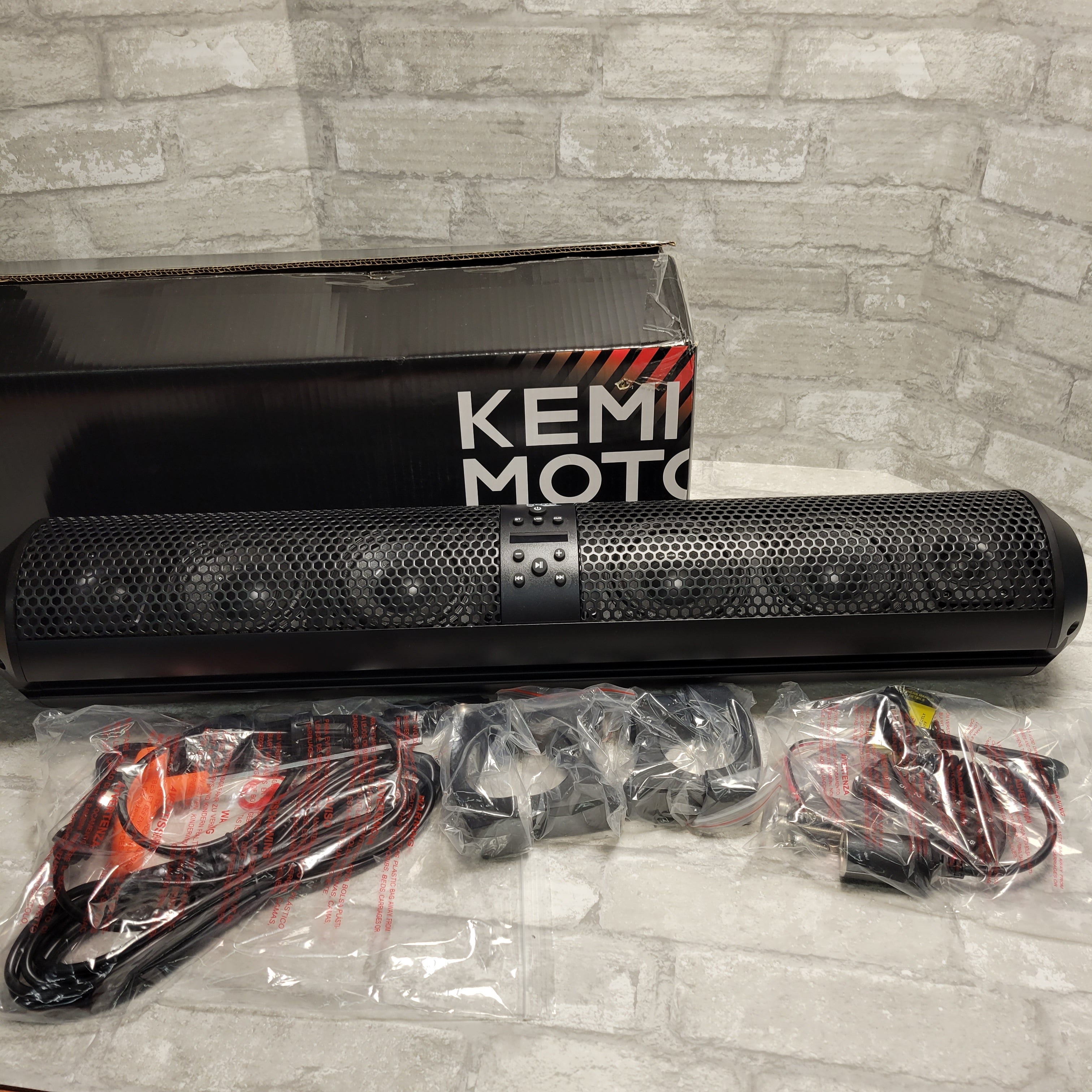 KEMIMOTO 28'' UTV Bluetooth Speakers Stereo Audio System For Polaris RZR Can (8044868600046)