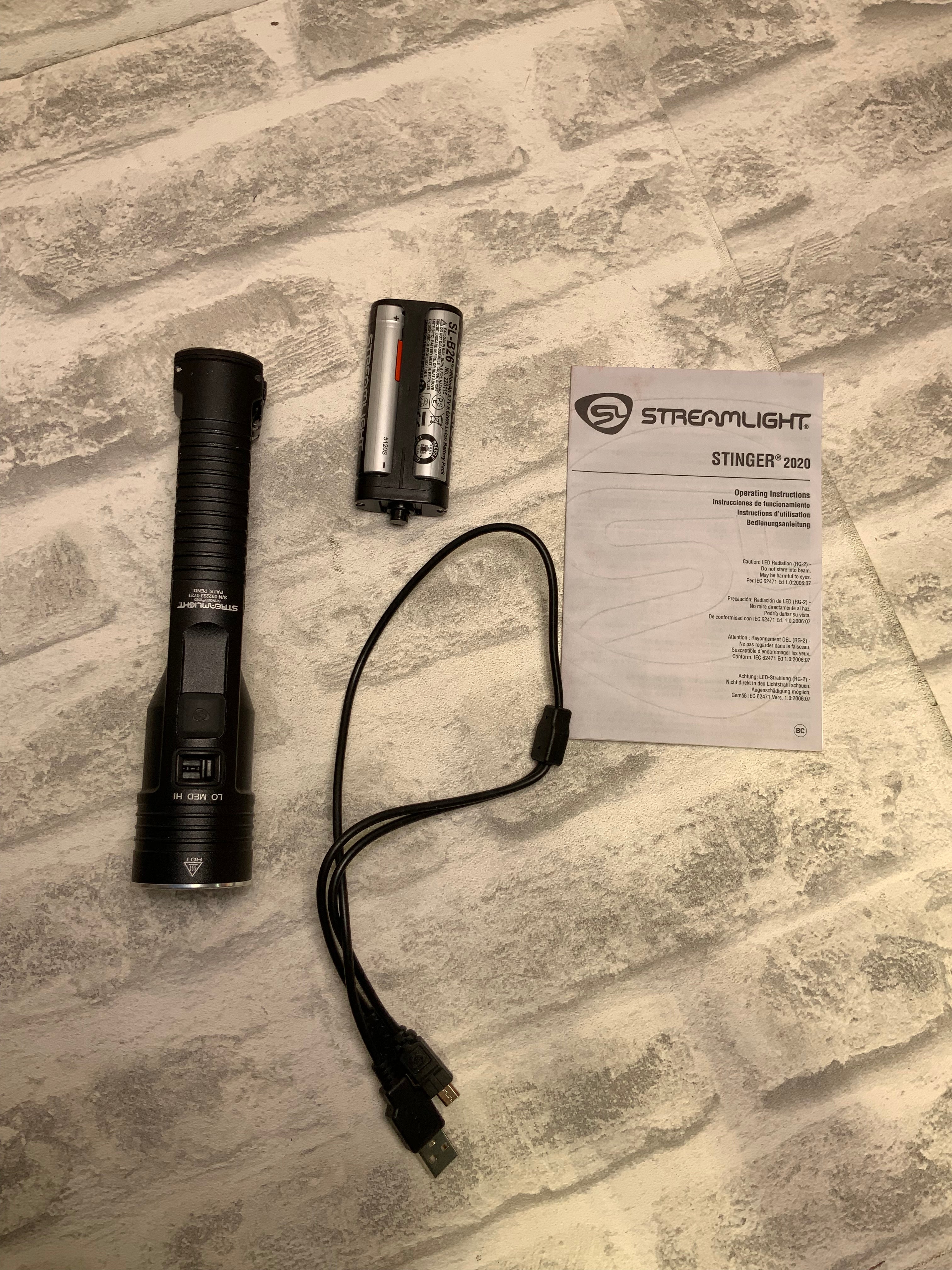 Streamlight 78100 Stinger 2020 Rechargeable Flashlight with