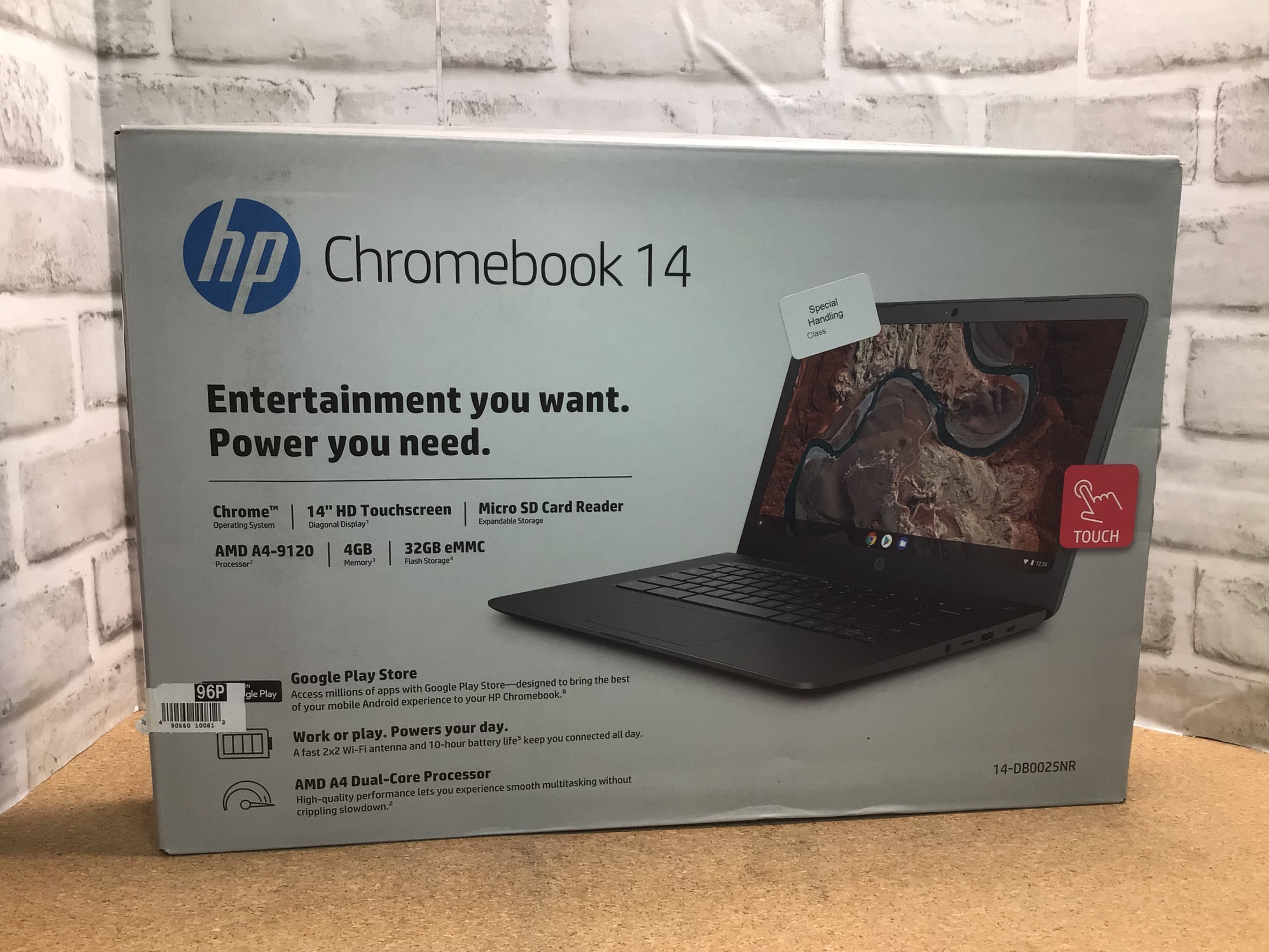 HP 14 Touch Chromebook 3.40lbs 32GB Storage (14DB0025NR) Chalkboard G