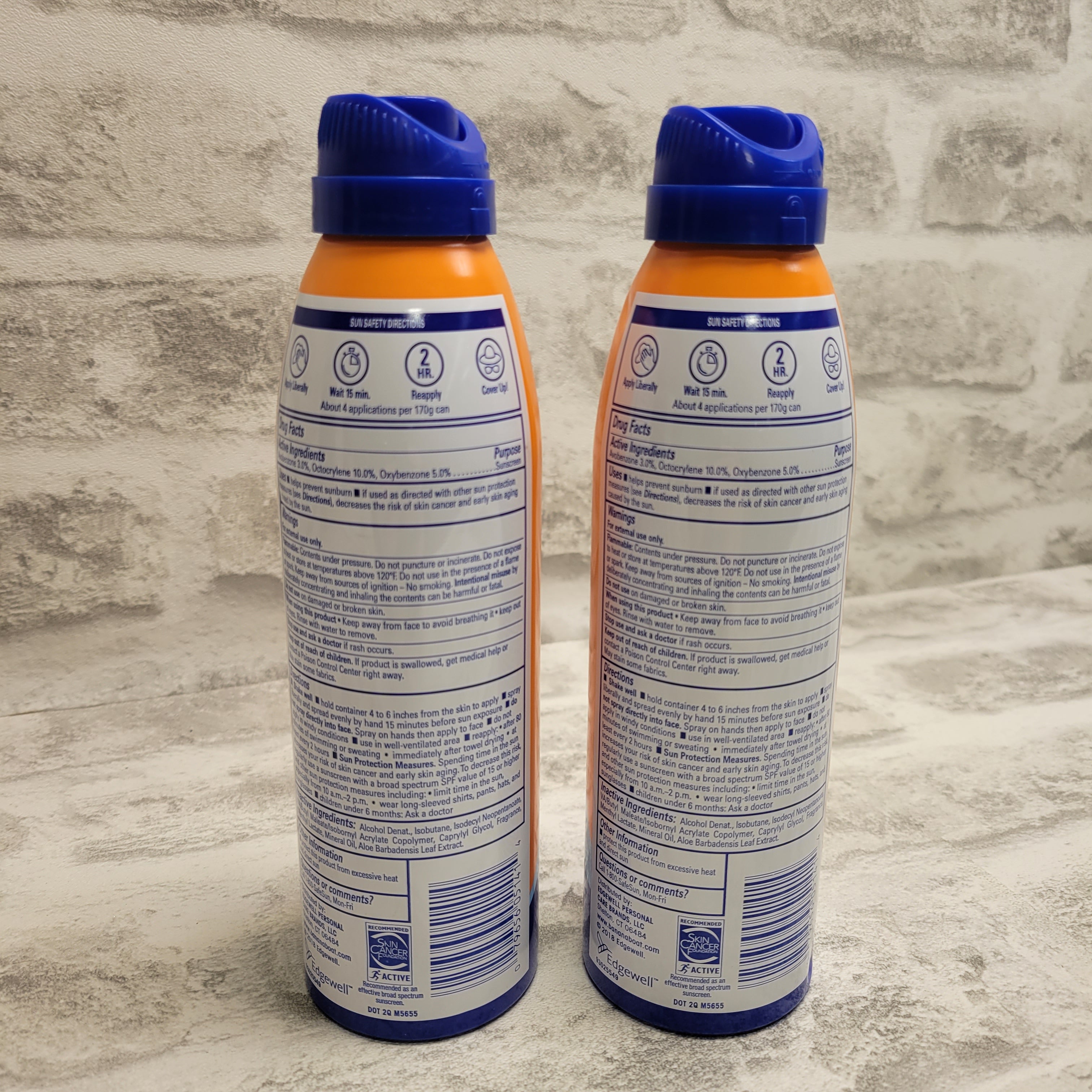 (Lot of 2) BANANA BOAT SPORT CL ZN SPF 50 6 OZ by Banana Boat (7570007228654)