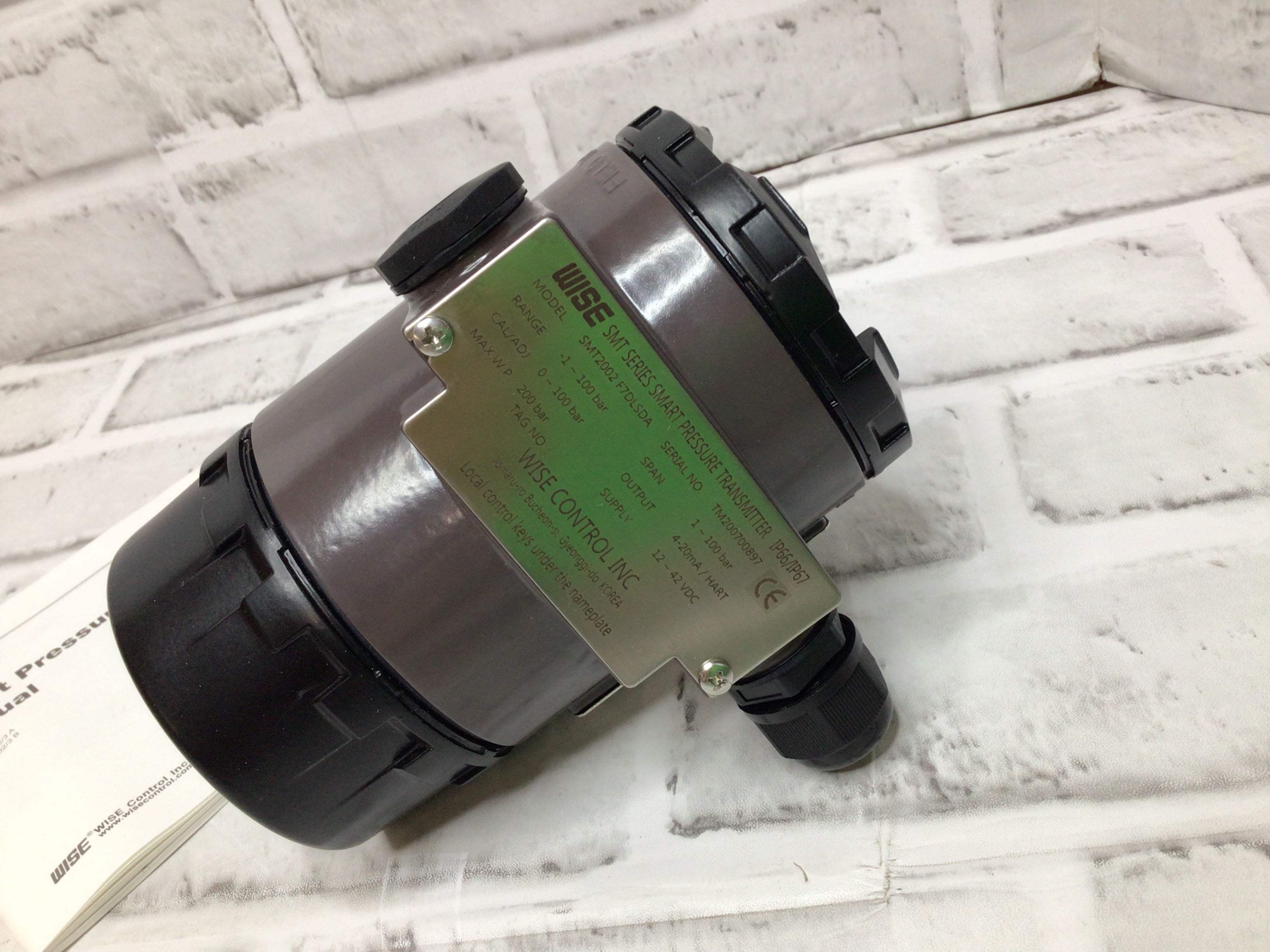 WISE SMT2002 Hart Type Pressure Transmitter with LCD Display, mounting Bracket (8115842810094)