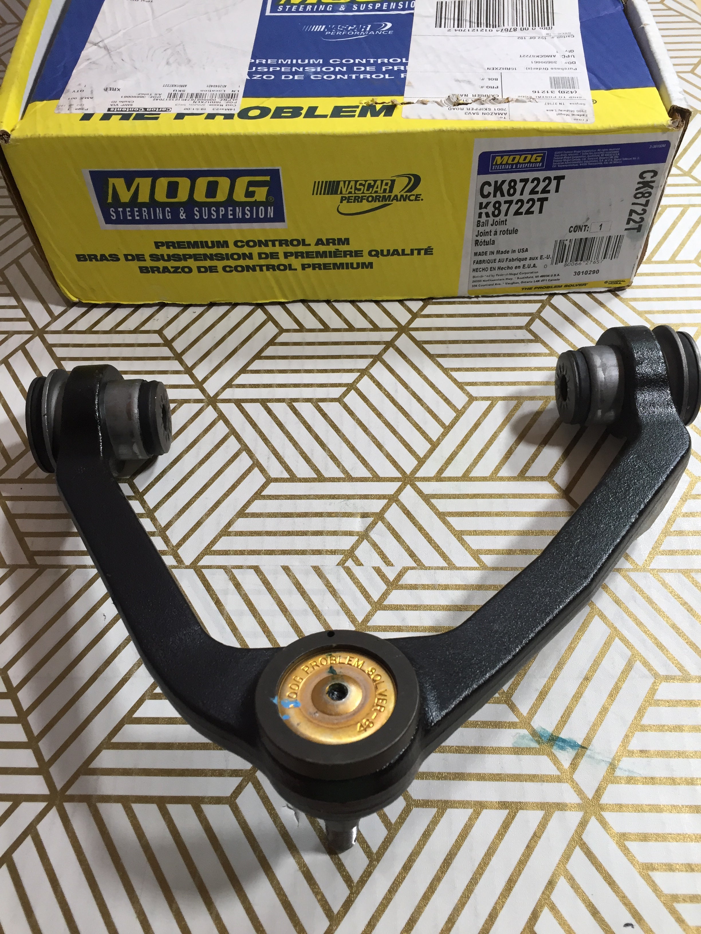 MOOG CK8722T & K8722T Front Upper Control Arm Ball Joint For Ford F-150 (8066874245358)