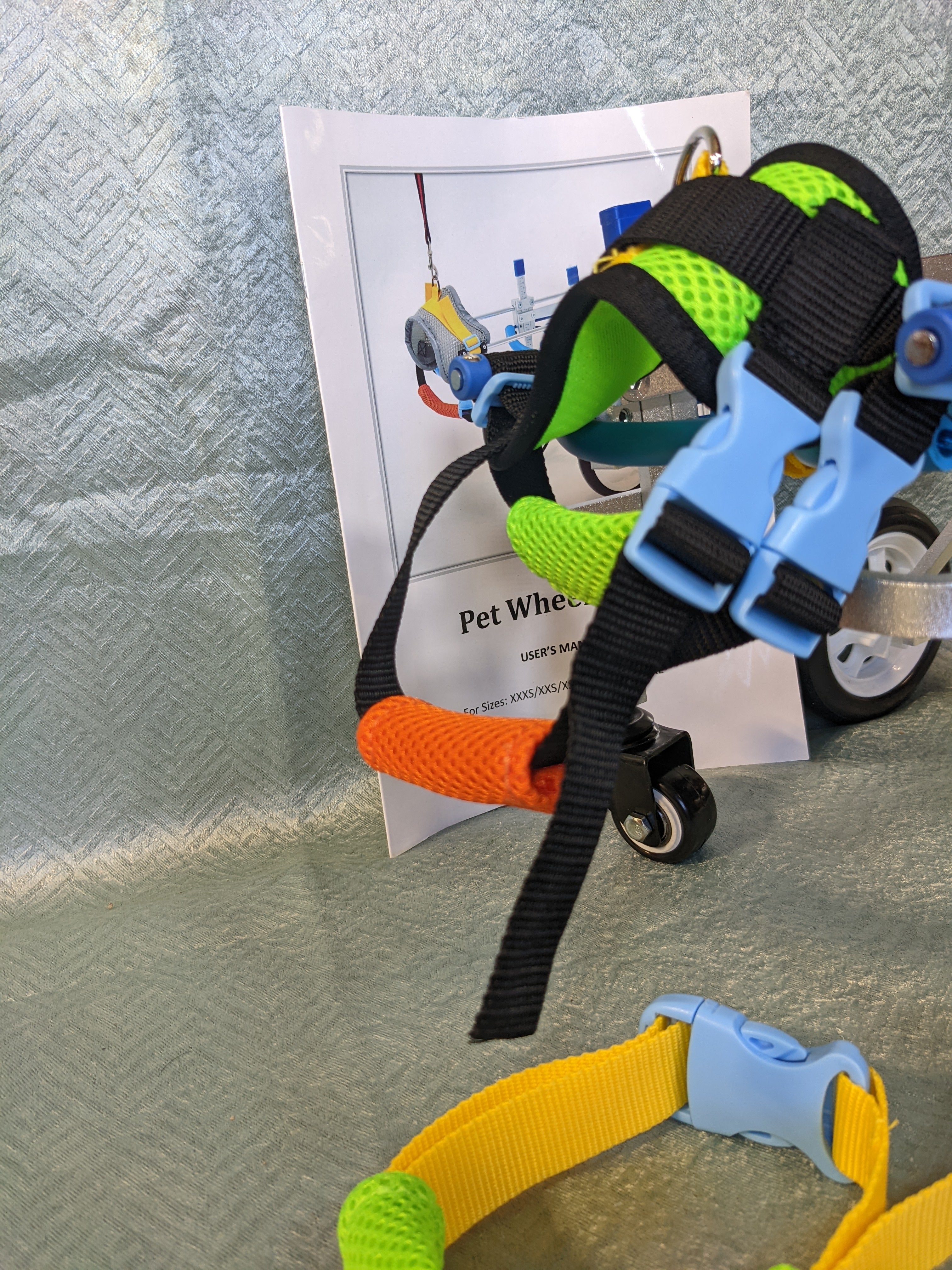 Adjustable Dog Wheelchair for Hind Legs Rehabilitation, Pet Rehabilitation Cart, Handicap Wheels for Dogsc, Convenient Dog Wheelchair, Small Dogs (7522109751534)