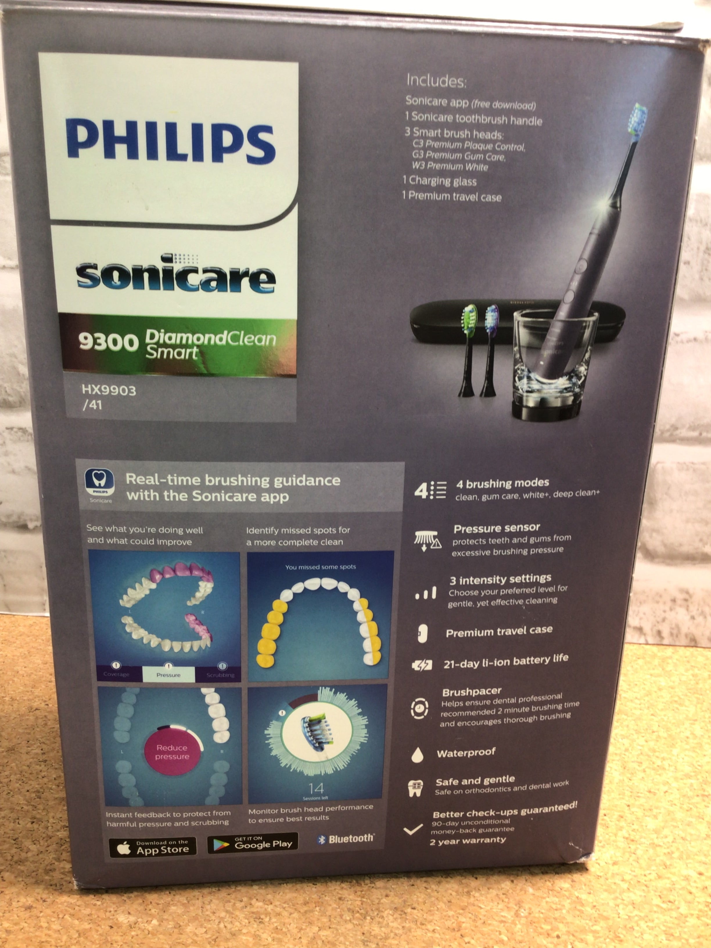 Philips Sonicare DiamondClean Smart 9300 Rechargeable Electric (7861585608942)
