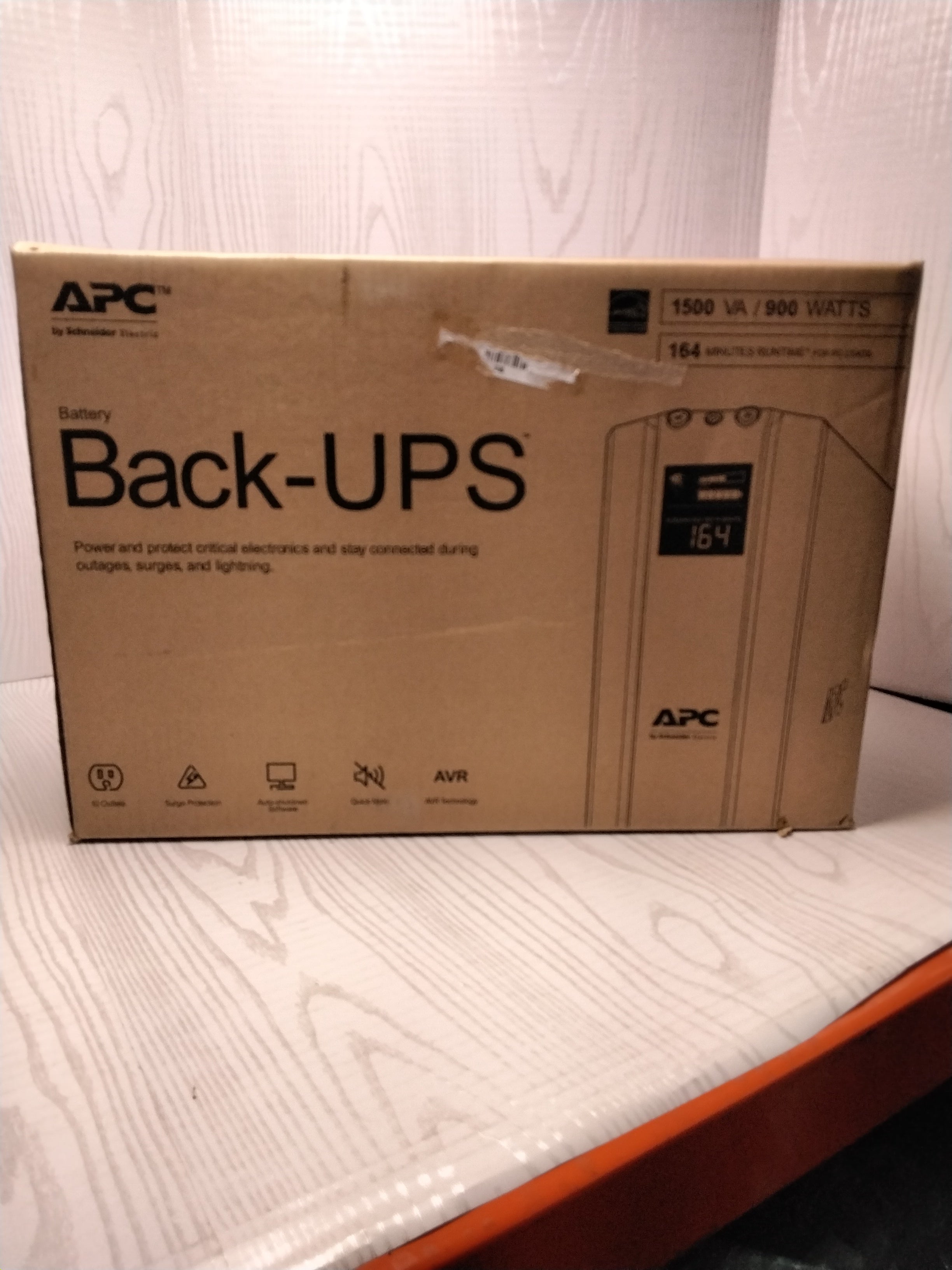 APC UPS 1500VA UPS Battery Backup and Surge Protector, BX1500M (7848132083950)