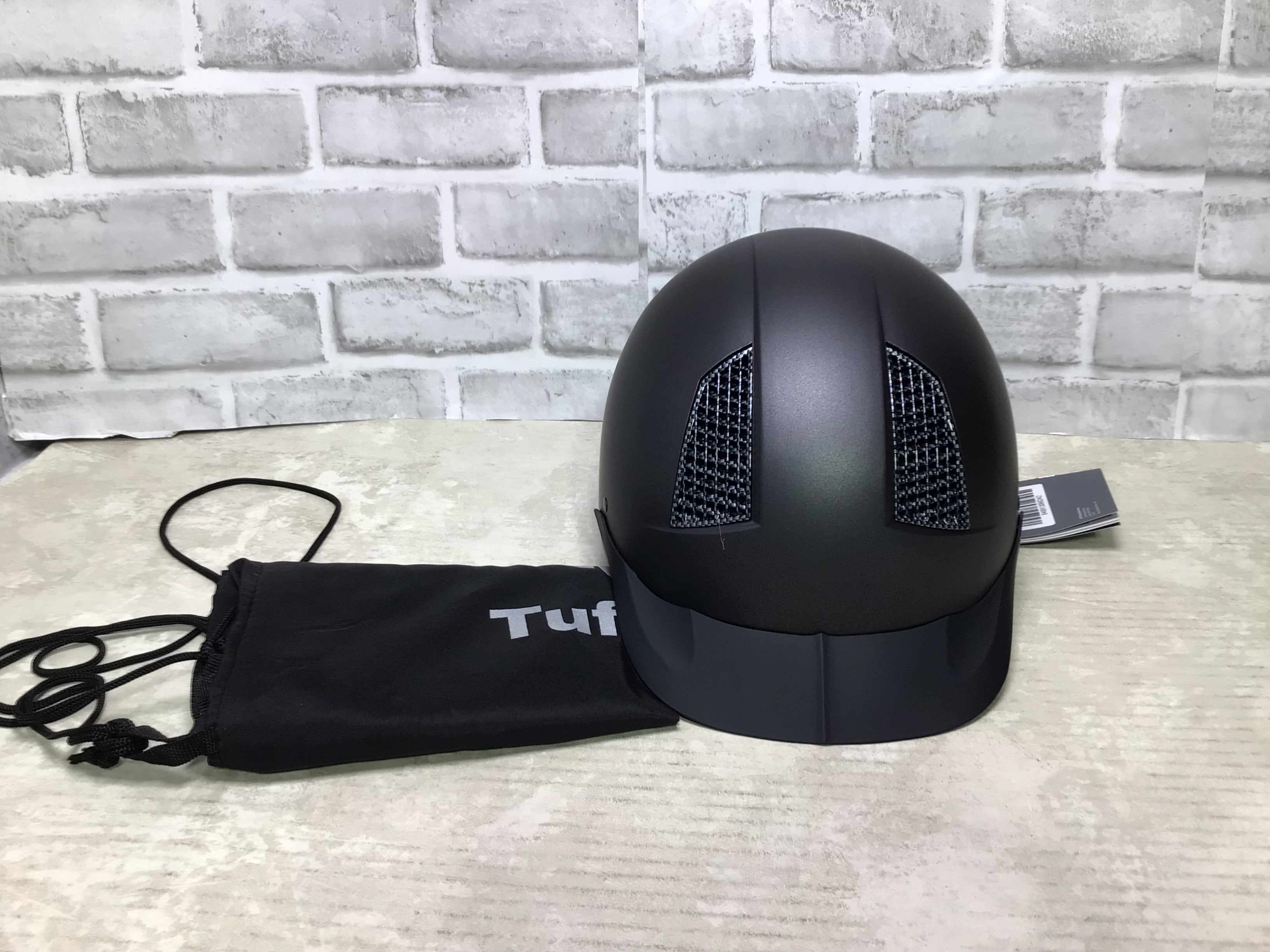 TuffRider Starter Horse Riding Helmet with Carbon Fiber Grill (Size-Large) (7731242795246)