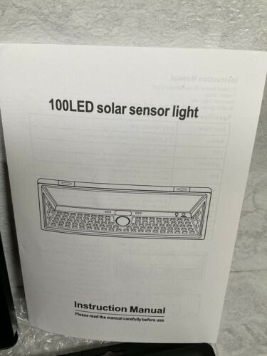 (2-pack) Solar Light, Motion Sensor, 3 Modes, 12 inch (6922756489399)