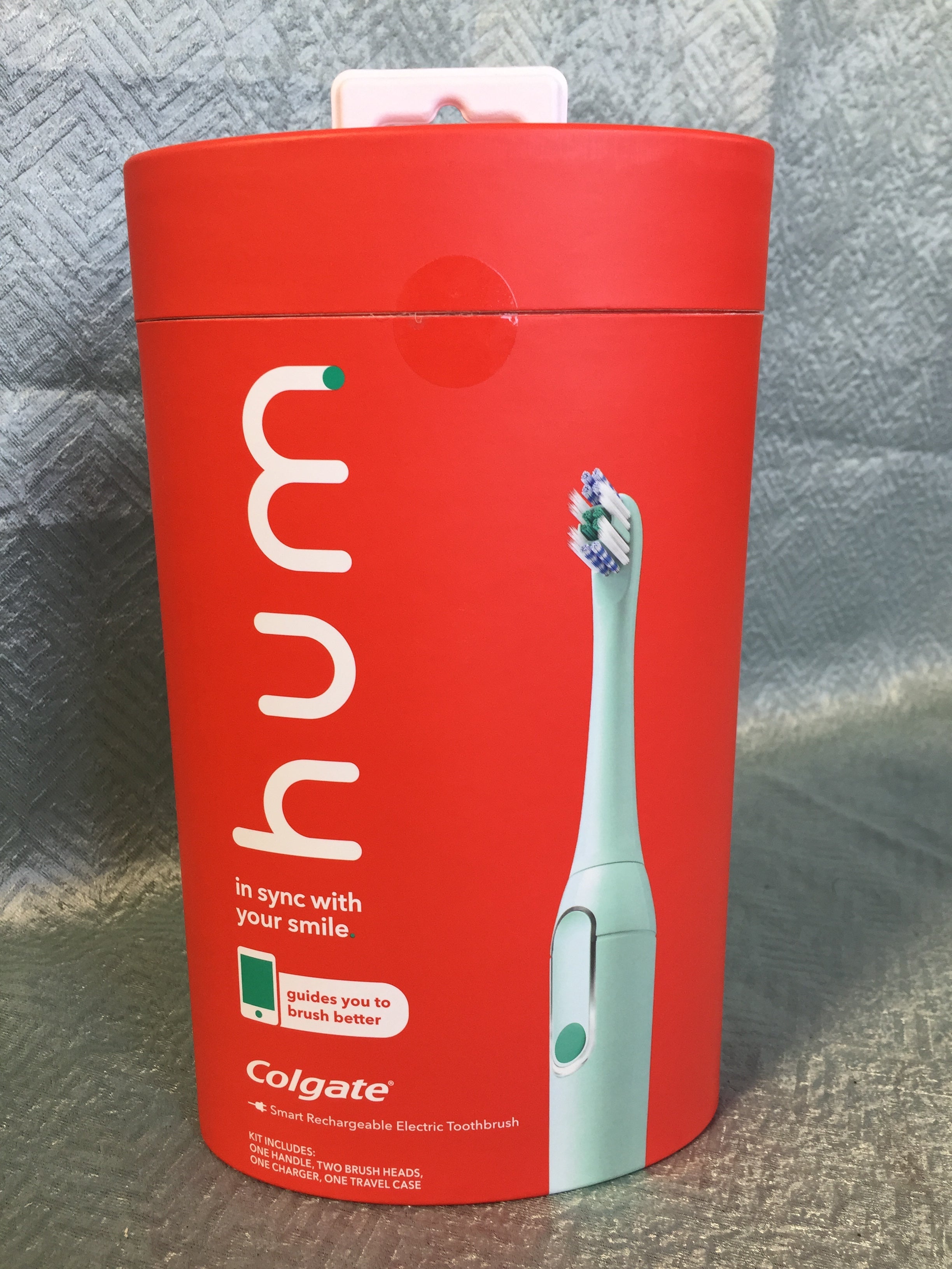 hum by Colgate Smart Battery Toothbrush Kit, Sonic Toothbrush - Teal (7517438935278)