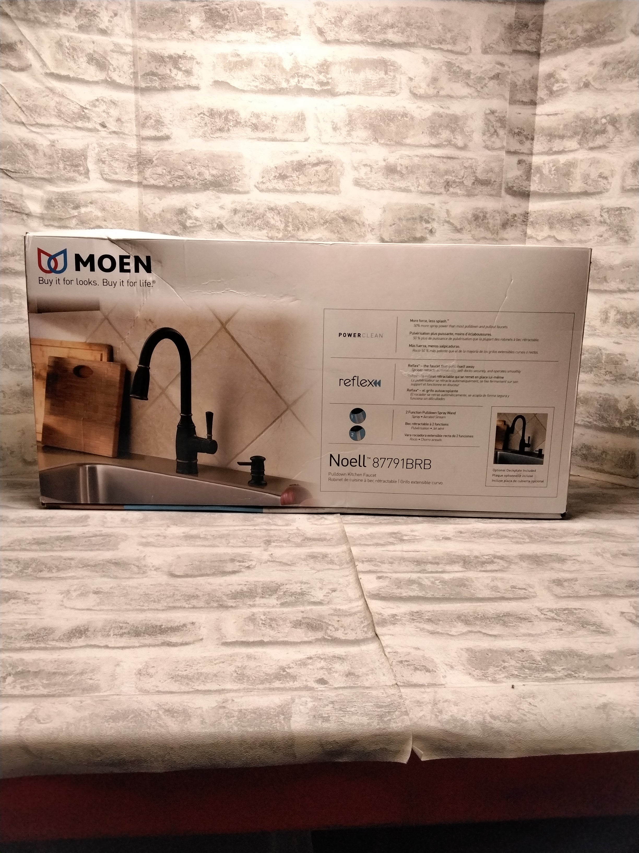 Moen 87791BRB Noell Pulldown Kitchen Faucet Mediterranean Bronze Finish (7627274256622)