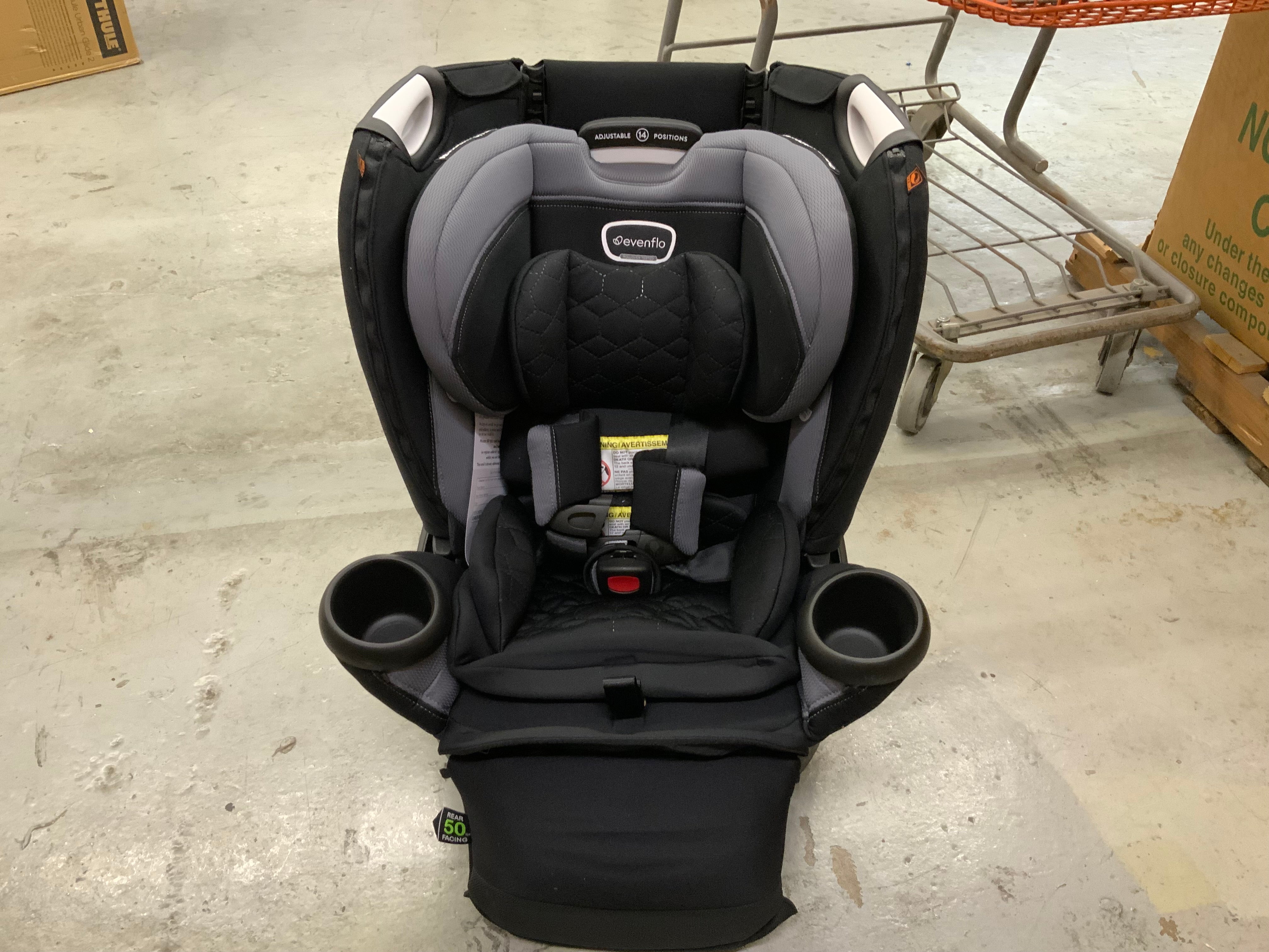 Evenflo Revolve360 Extend All-in-One Rotational Car Seat (Revere Gray, Exp 2030) (8094999150830)