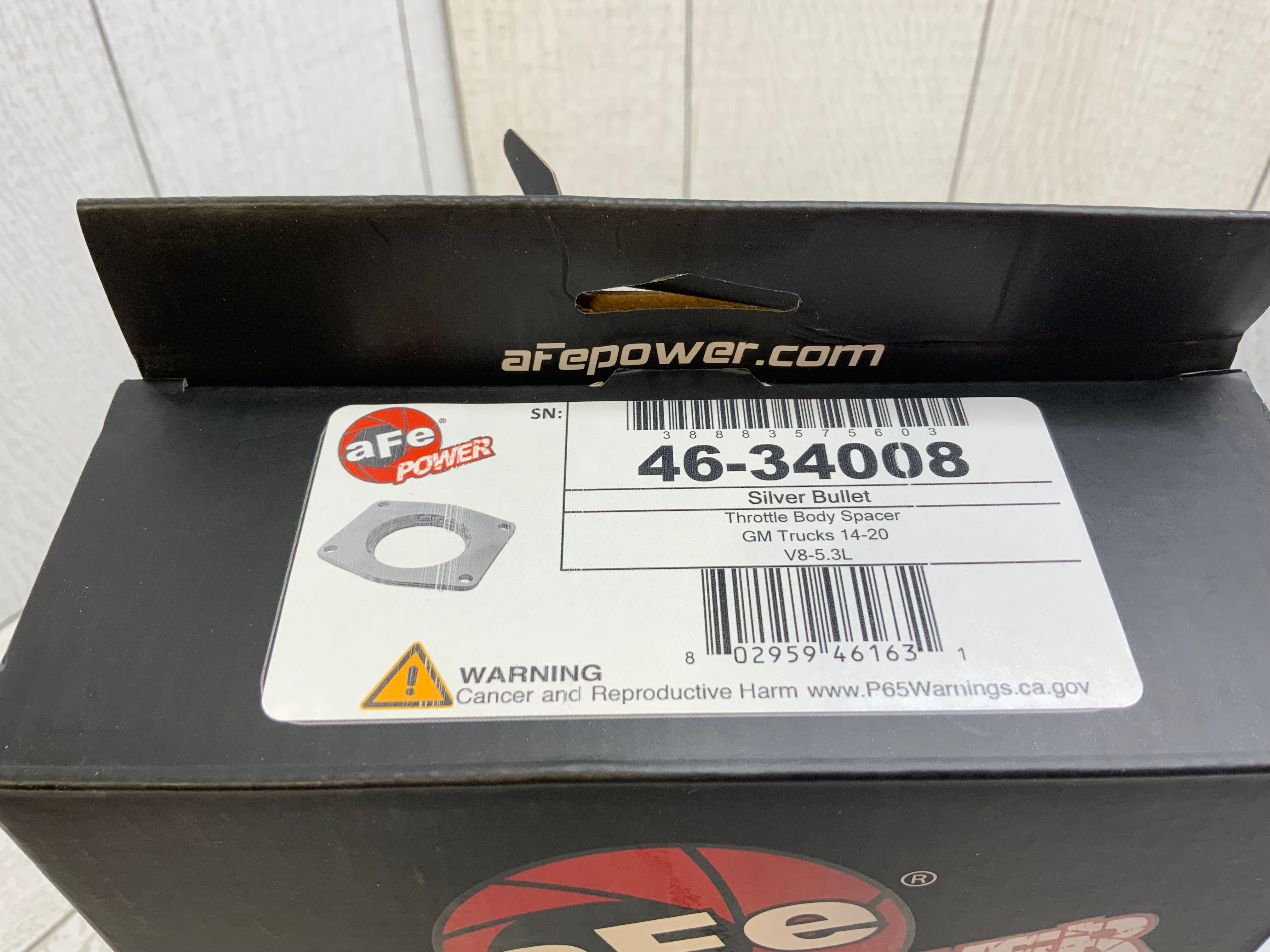 aFe Power Silver Bullet 46-34008 GM Throttle Body Spacer (7938474672366)