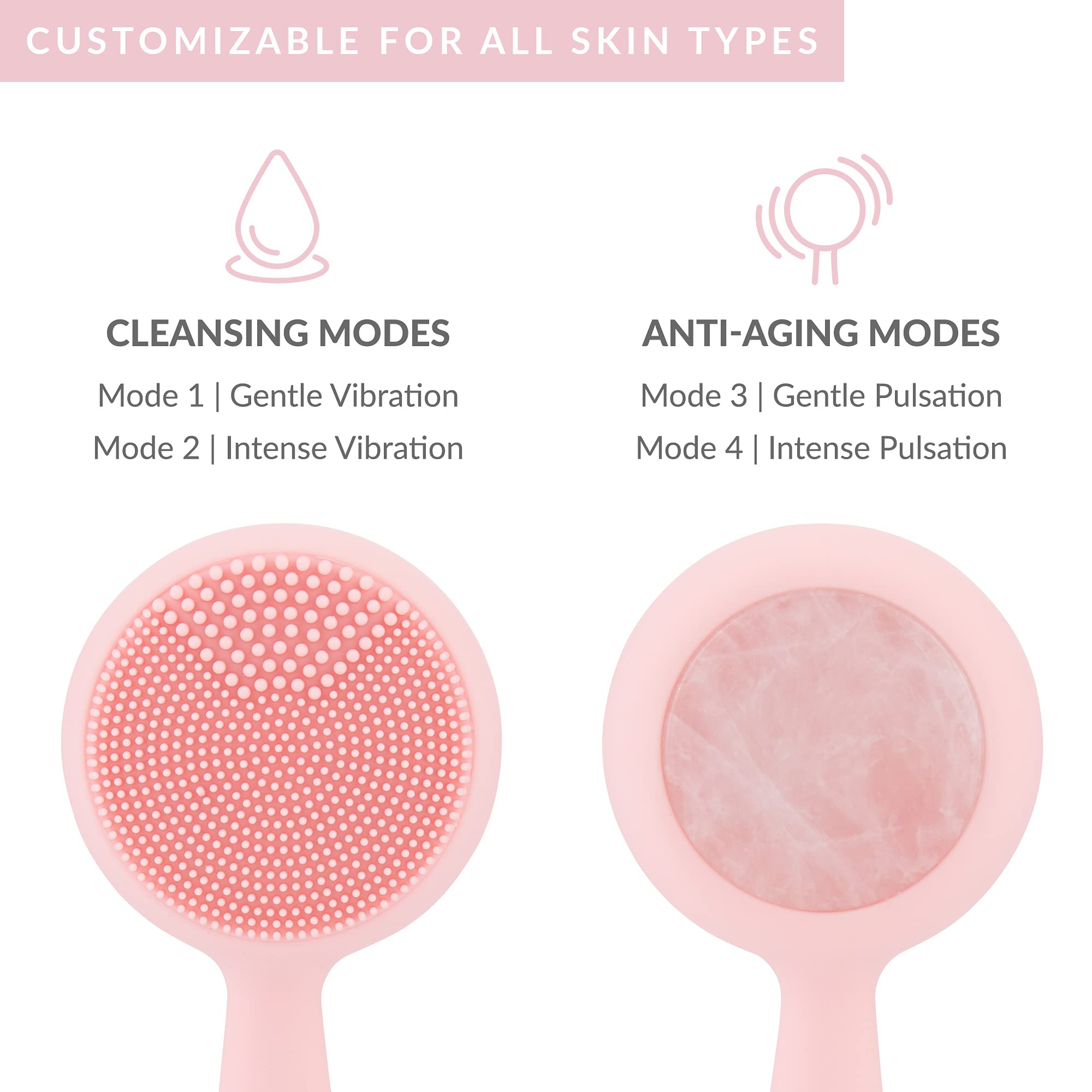 PMD Beauty Rose Quartz Pro Bundle Personal Microderm Pro & Clean Pro RQ Smart Skincare Devices (7521229996270)