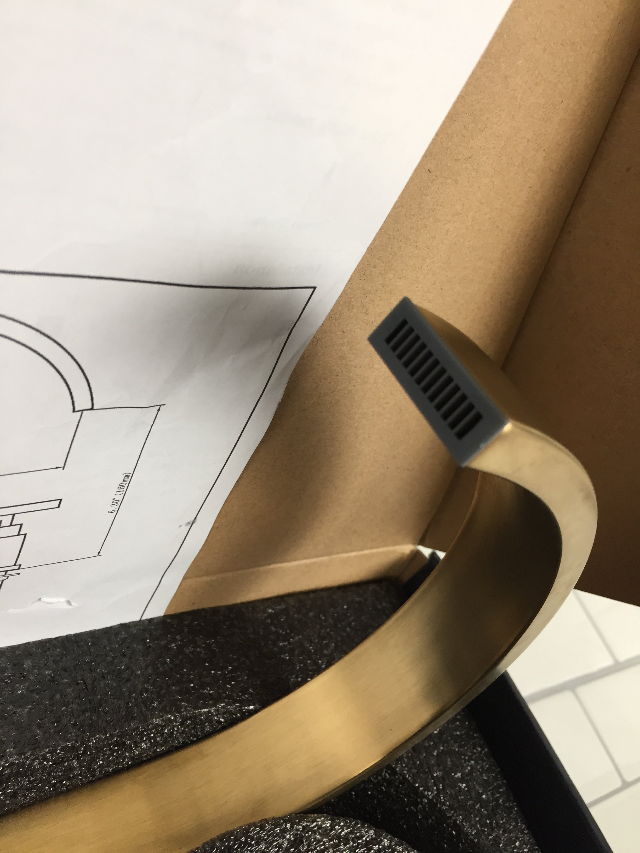 WorbWay Bathroom Faucet Gold, 2 Lever Handle 8 inch Widespread with Pop-Up Drain (6957649264823)