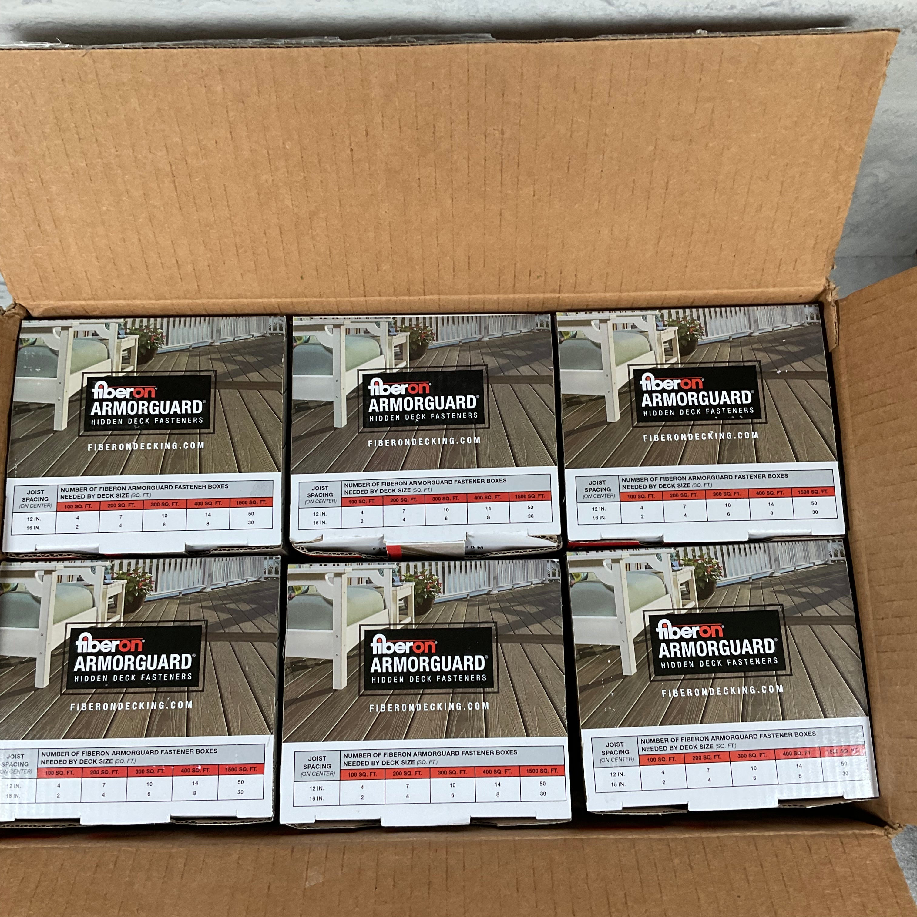Fiberon Hidden Deck Fastener Kit (6 Boxes)