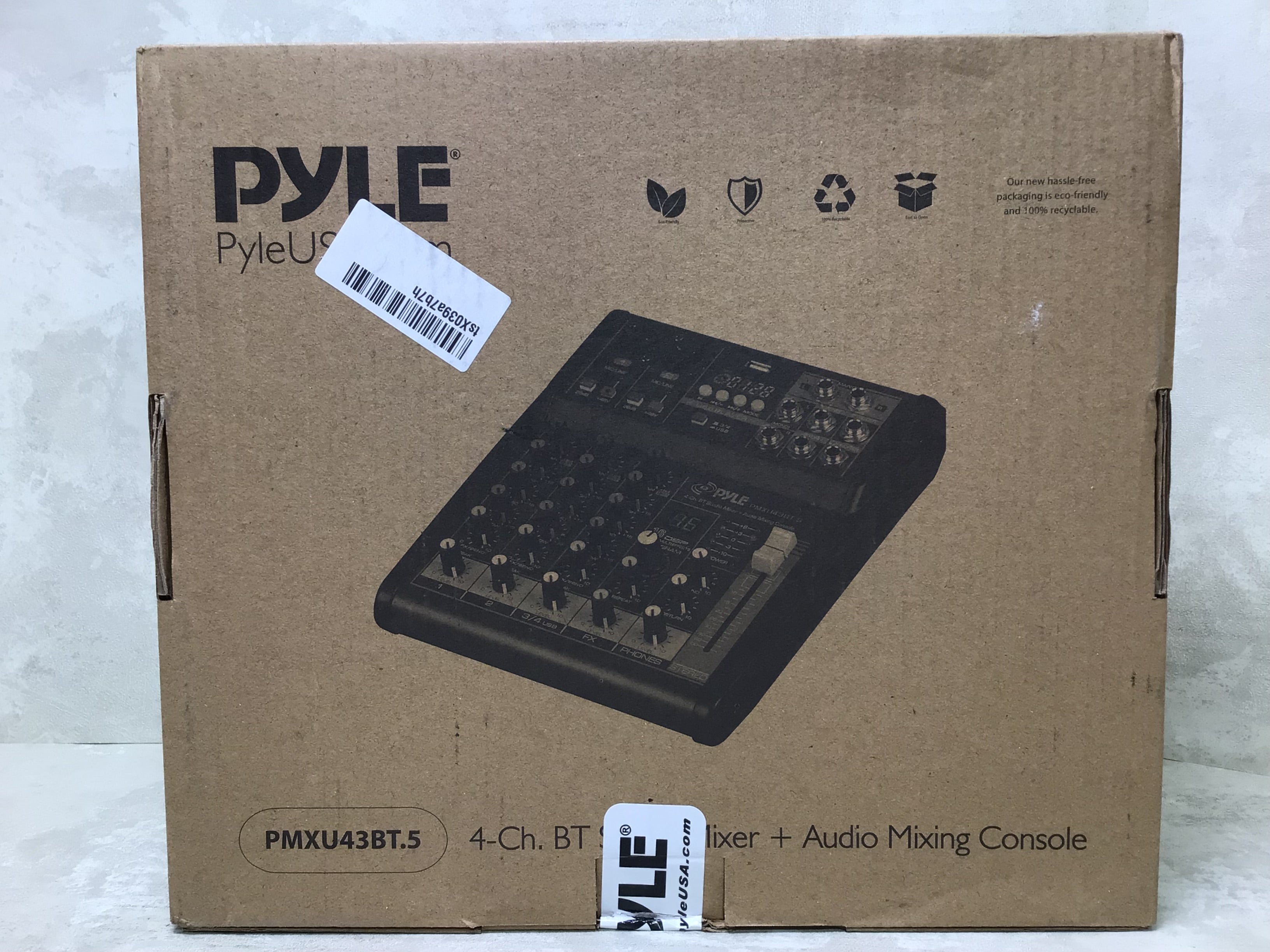 Pyle Professional Audio Mixer Sound Board Console System **TESTED** (7682366046446)