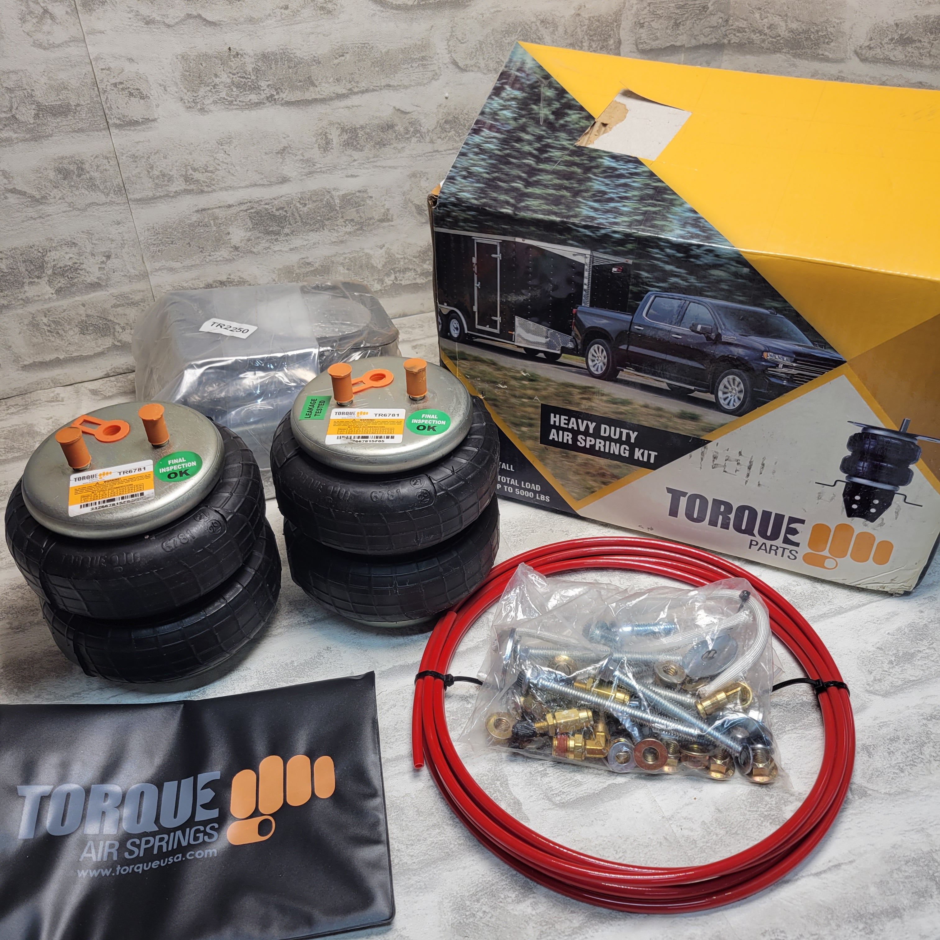 TORQUE Air Spring Bag Suspension Kit (TR2250) (7837163618542)