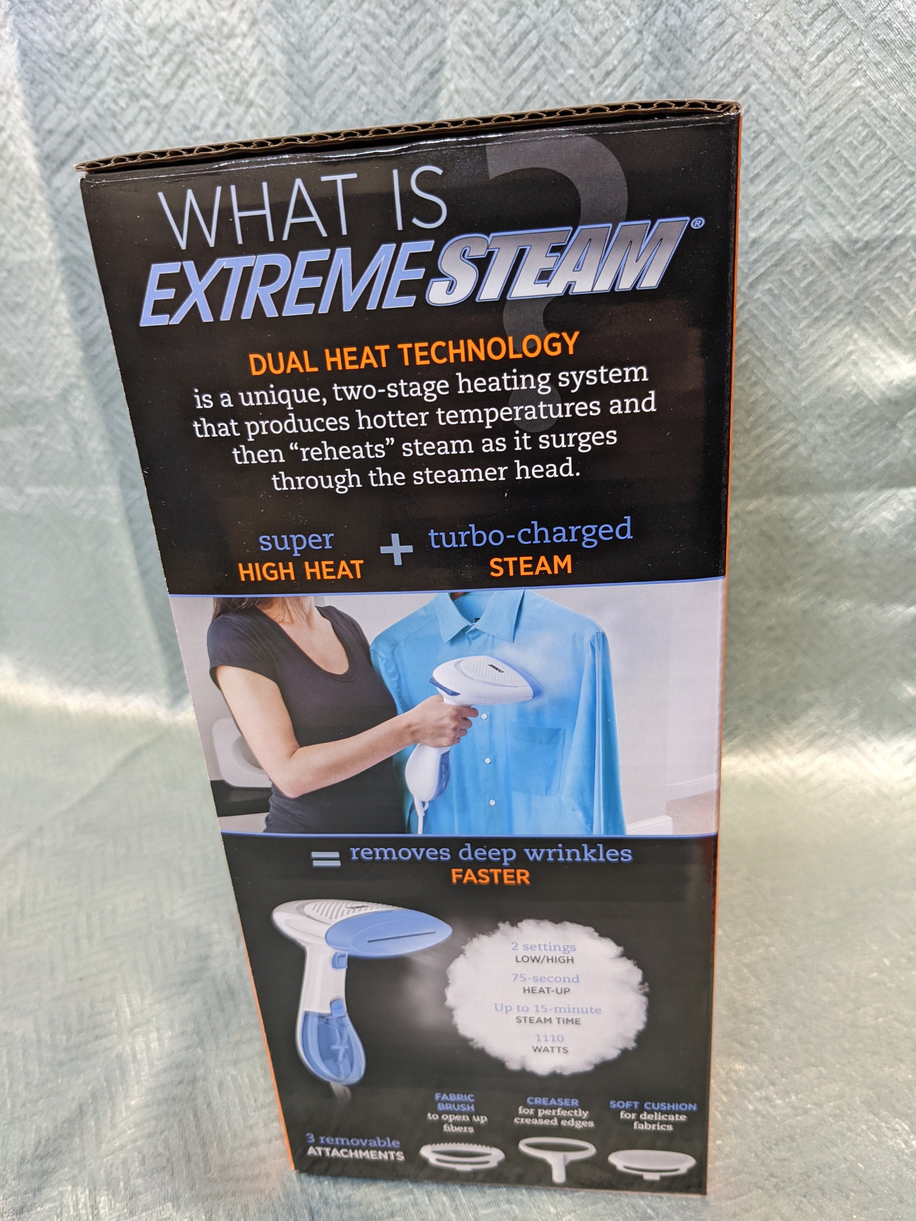 Conair GS23N Extreme Steam Hand Held Fabric Steamer with Dual Heat,