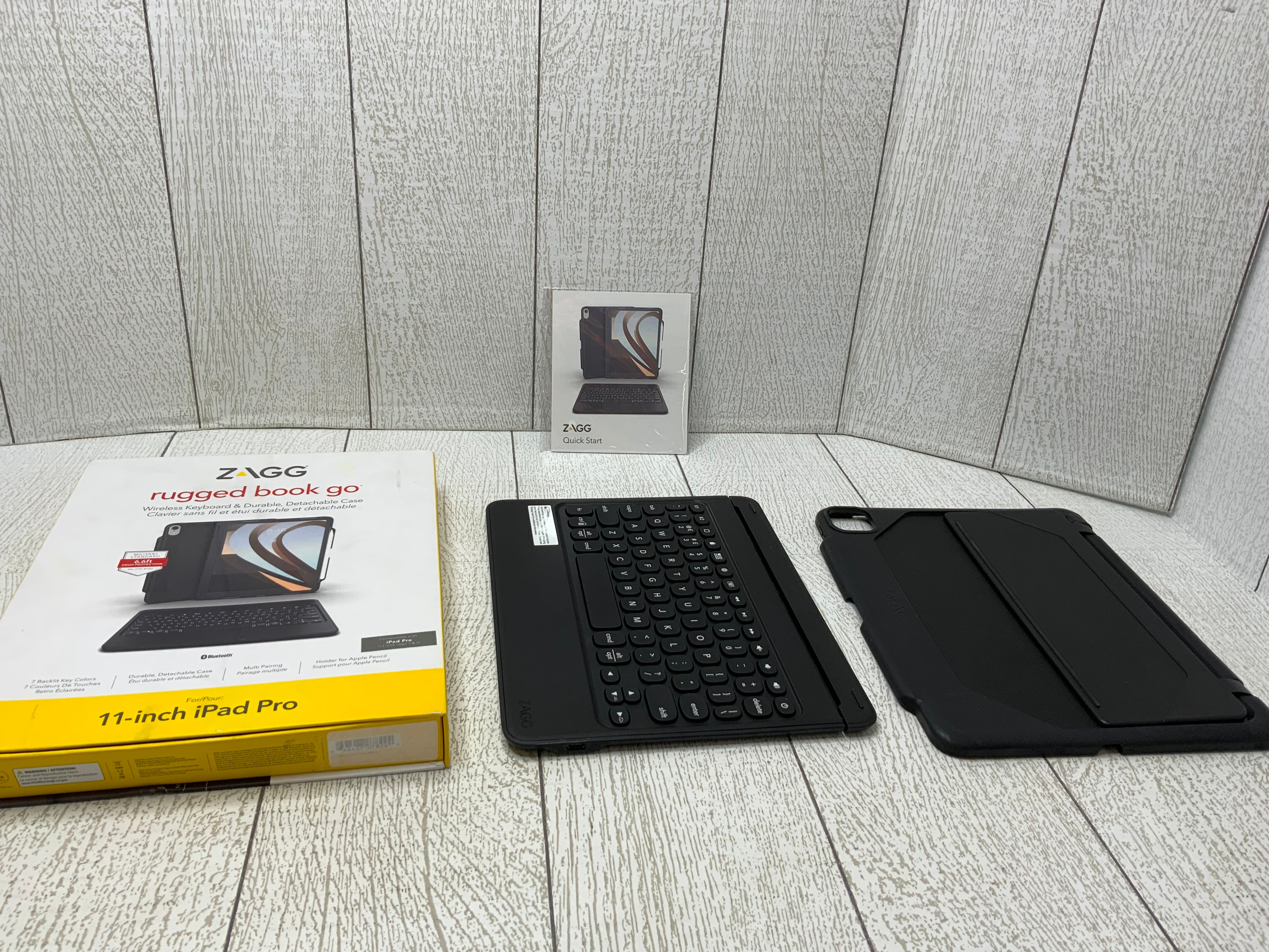 ZAGG Rugged Book Go - Durable Case & Keyboard for Apple 11-inch iPad Pro (7994488979694)