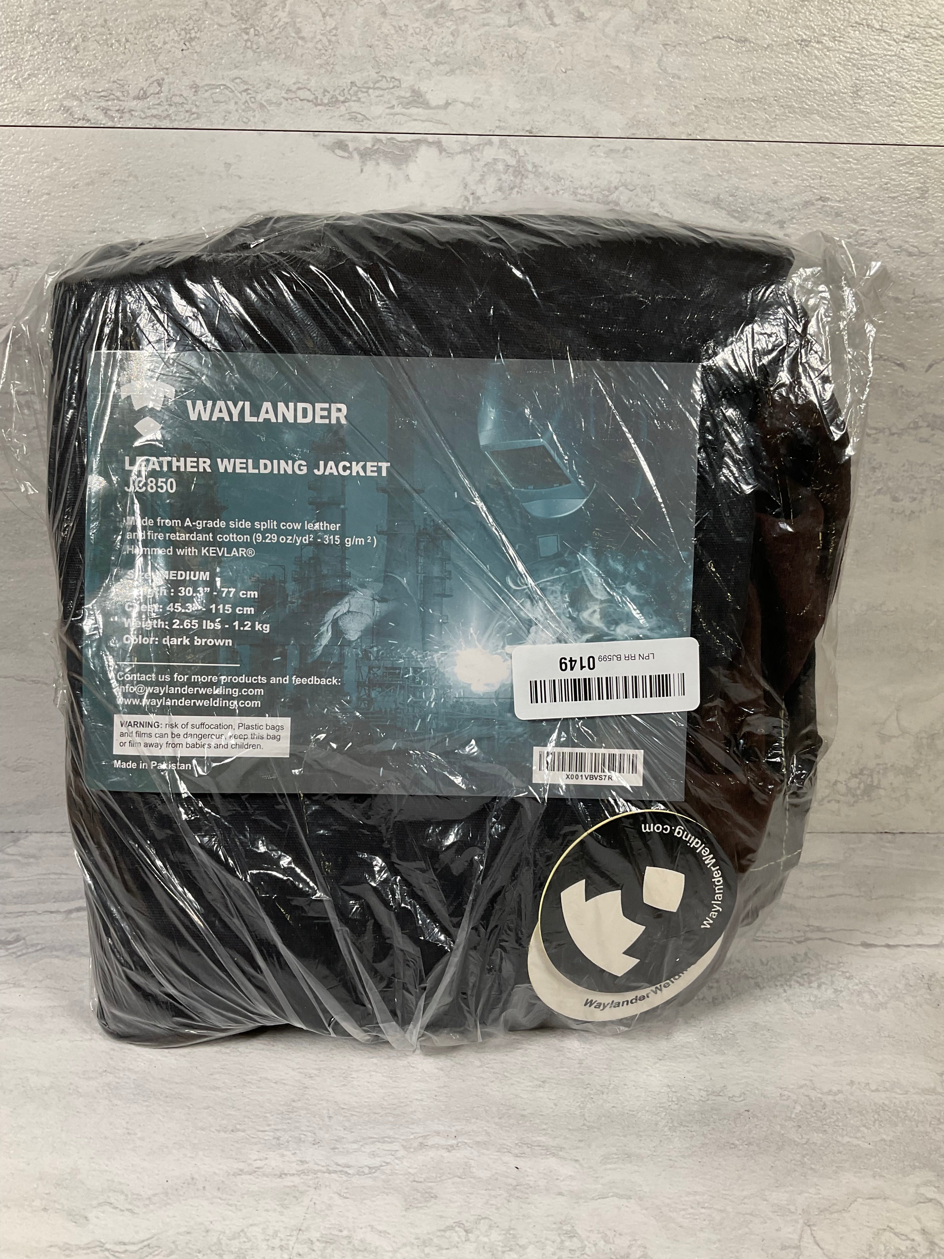 Waylander DURIN Welding Jacket Split Cowhide Leather, Medium (6977328808119)