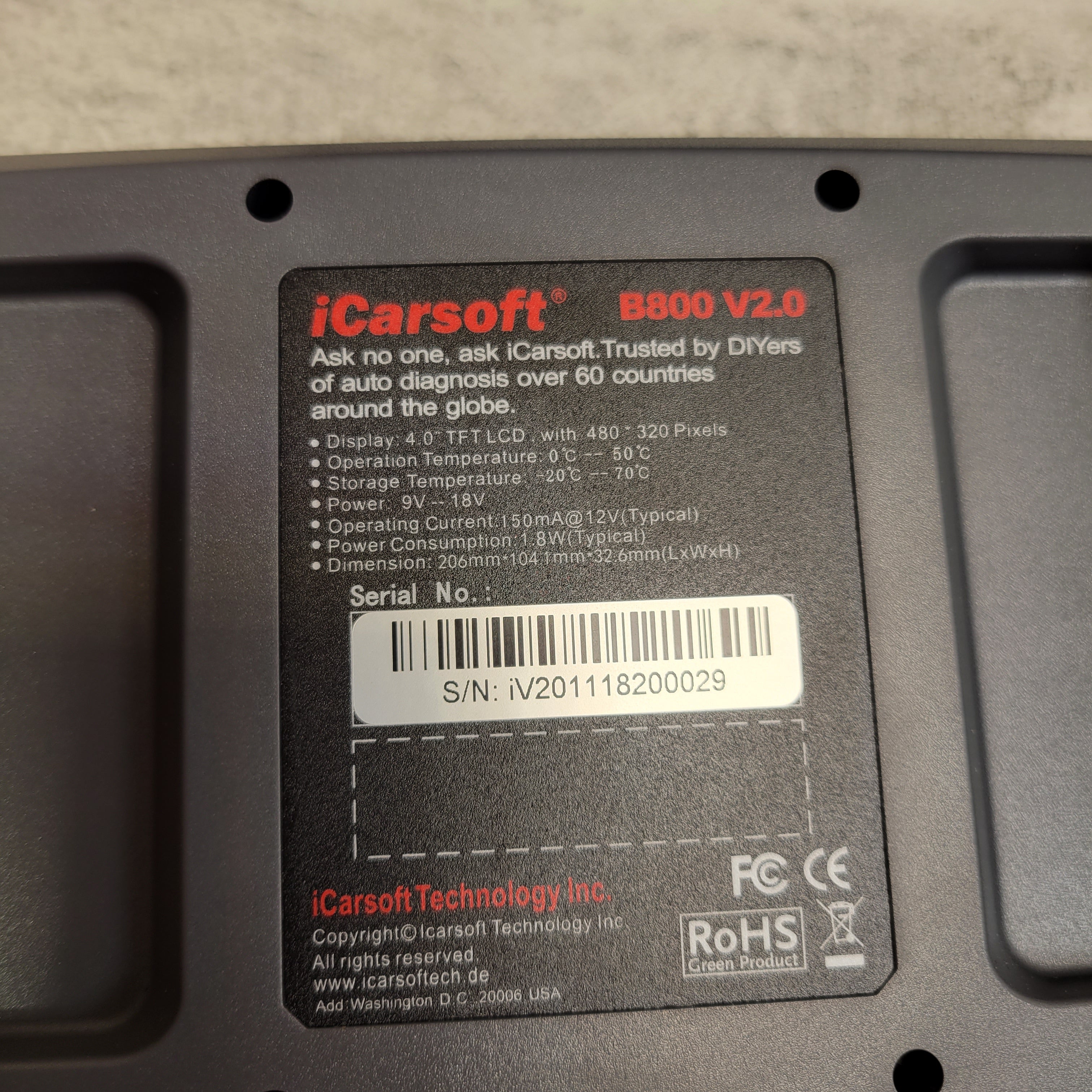 iCarsoft Diagnostic Scan Tool B800 V2.0 Auto Diagnostic Scanner for BMW/Mini (7583496667374)
