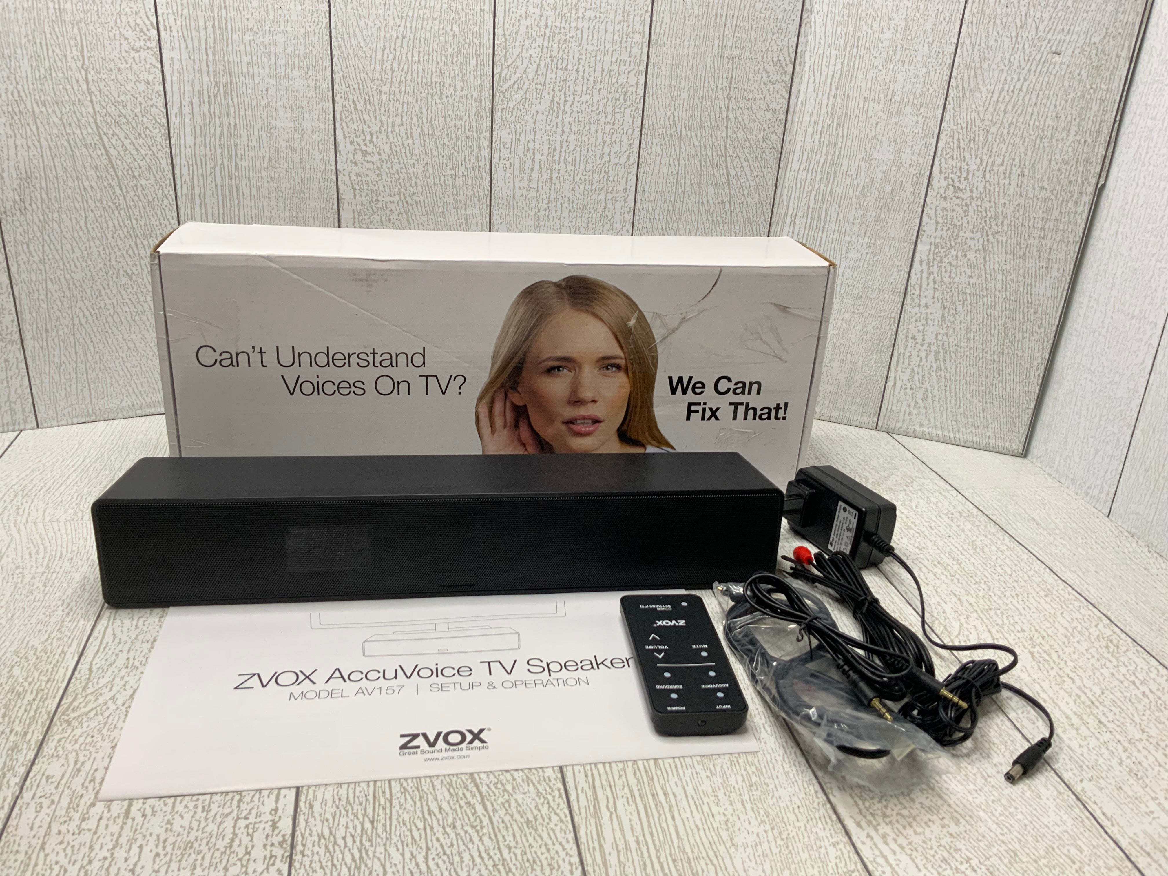 ZVOX Dialogue Clarifying Sound Bar with Patented Hearing Technology (7998742528238)