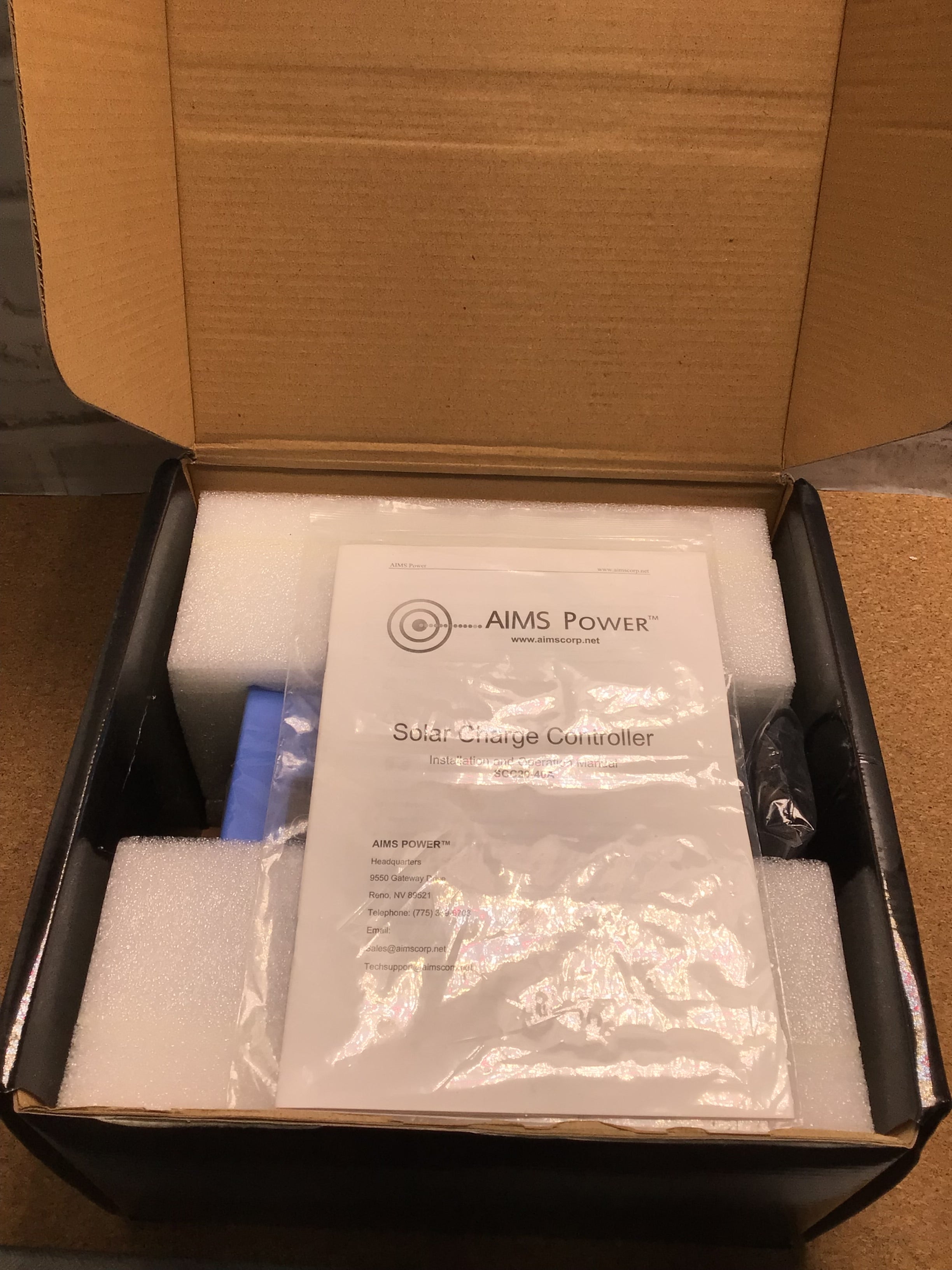 AIMS Power SCC30AMPPT 30 AMP Solar Charge Controller, 12V/ 24 Volt Solar Systems (7828870136046)