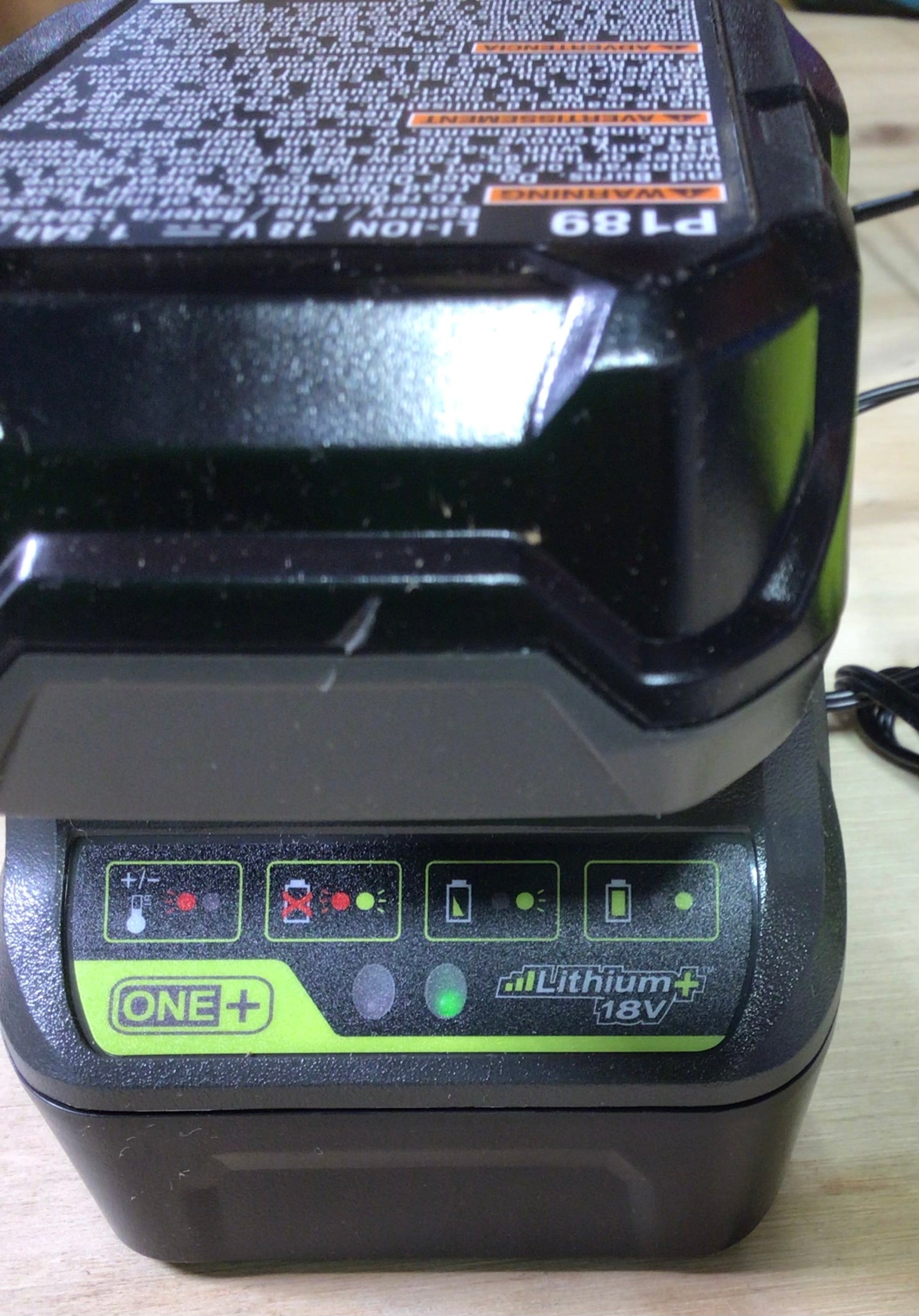 Ryobi 18-Volt ONE+ 1.5Ah Compact Lithium-Ion Battery**Used/Tested/working** (7777708310766)