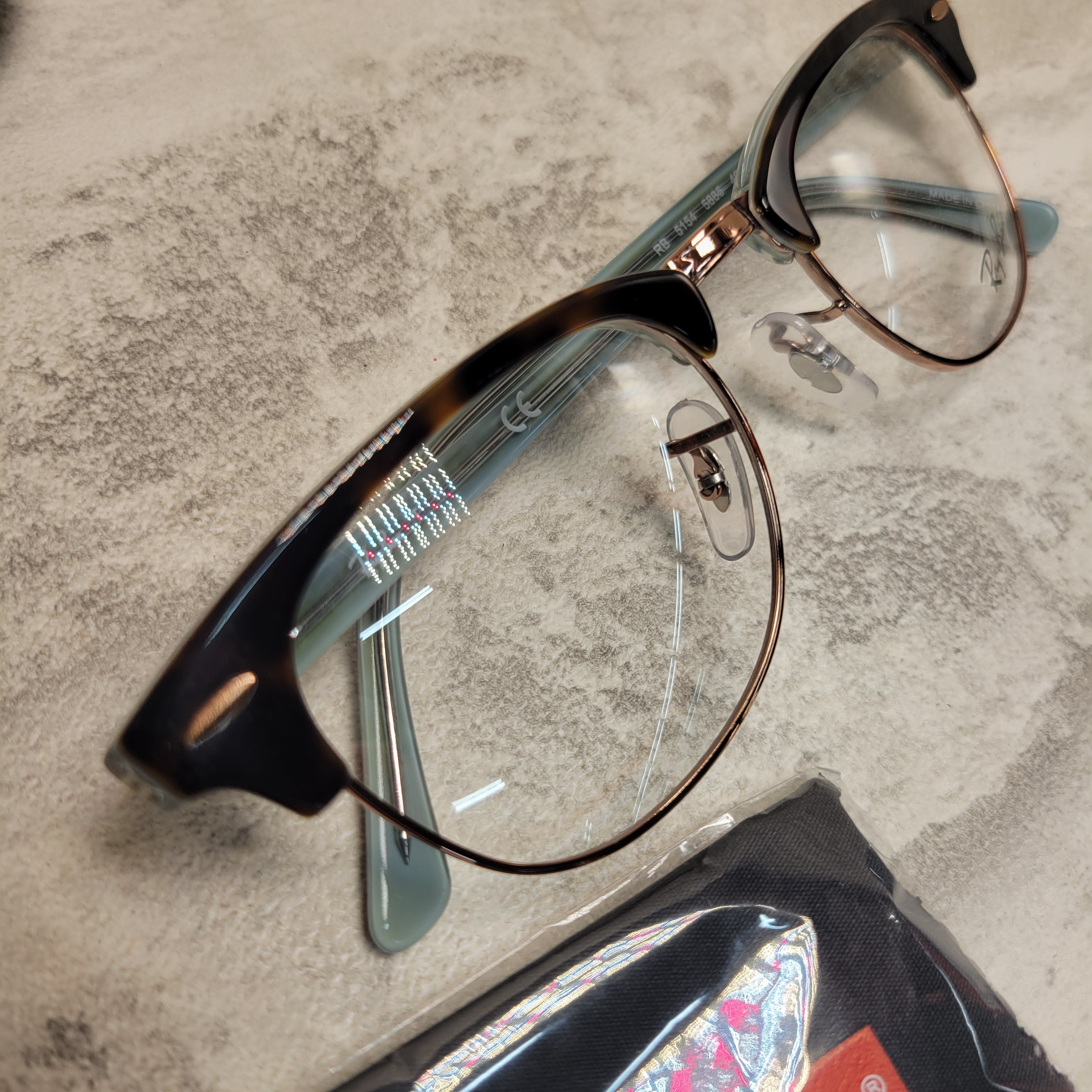 Ray-Ban RX5154 Clubmaster Square Prescription Eyeglass Frames (7782234095854)
