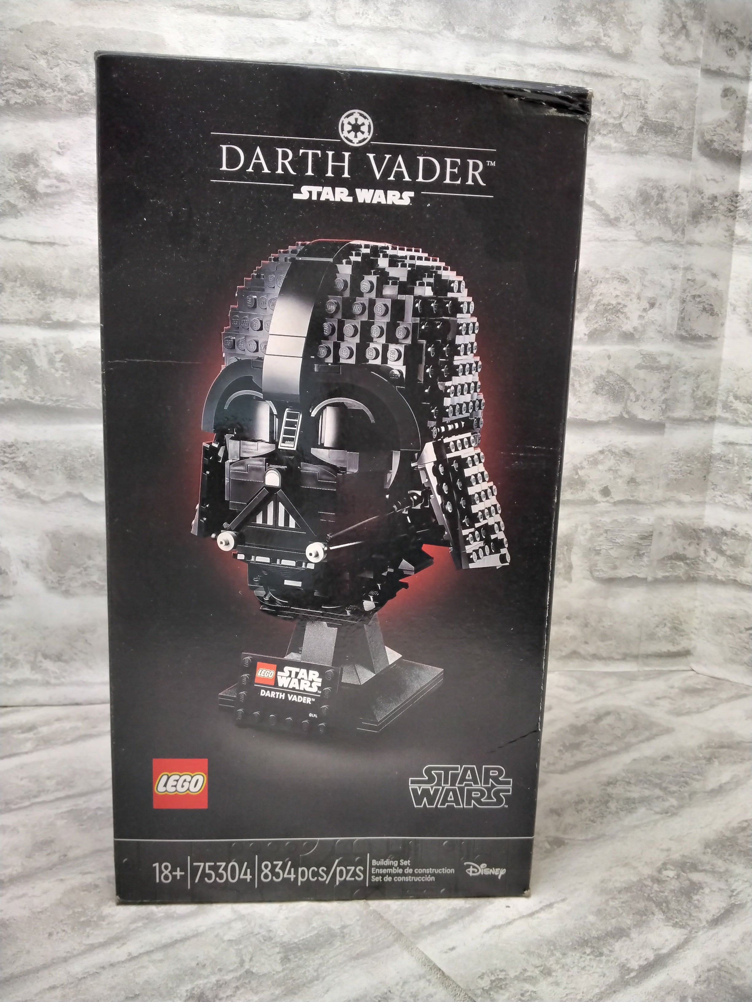 *OPEN BOX* LEGO Star Wars Darth Vader Helmet 75304 Collectible Building Toy, (834 Pieces) (7686452084974)