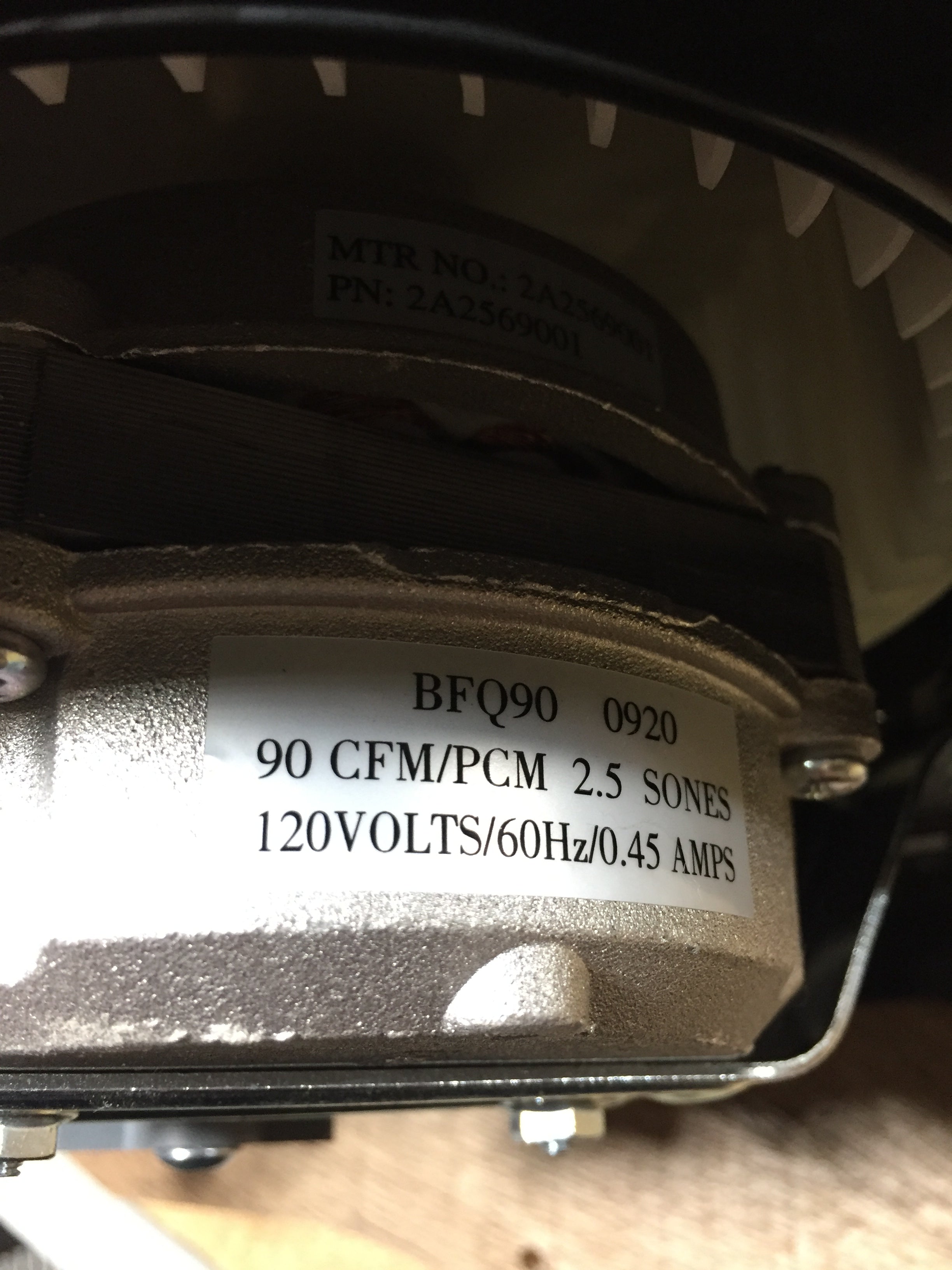 Air King BFQ90 | 90 CFM - 2.5 Sones | Bathroom Exhaust Fan | Fan ONLY (6958004863159)