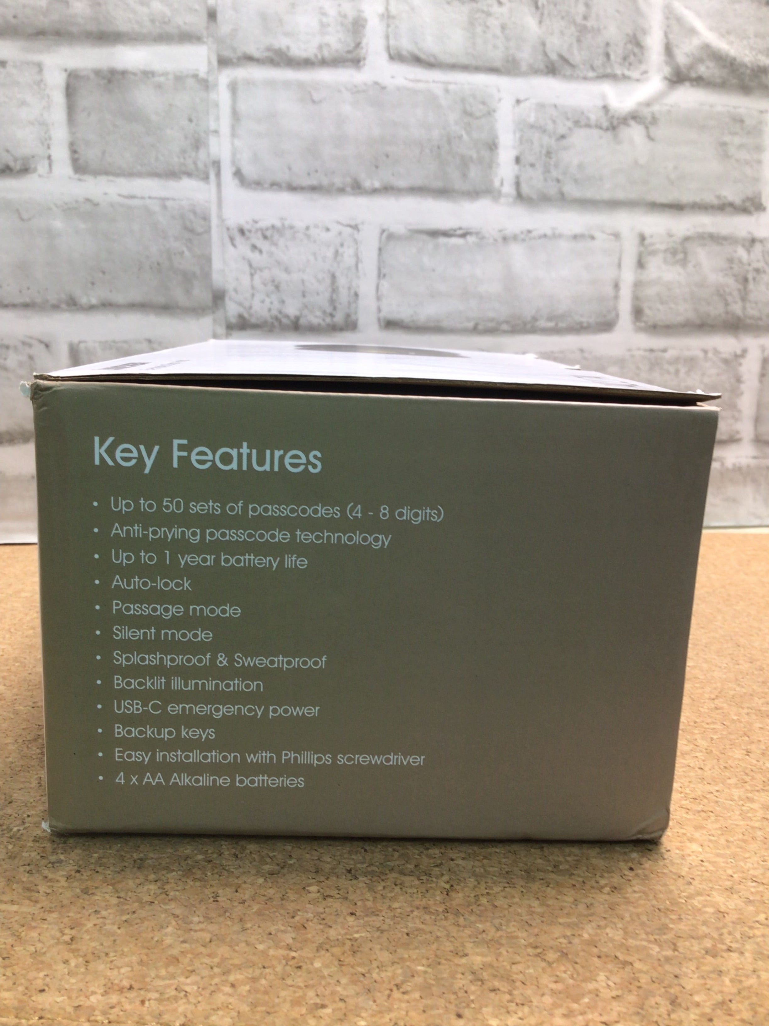 Serrure De Porte Intelligente Exterieur Zincker Door Knob With