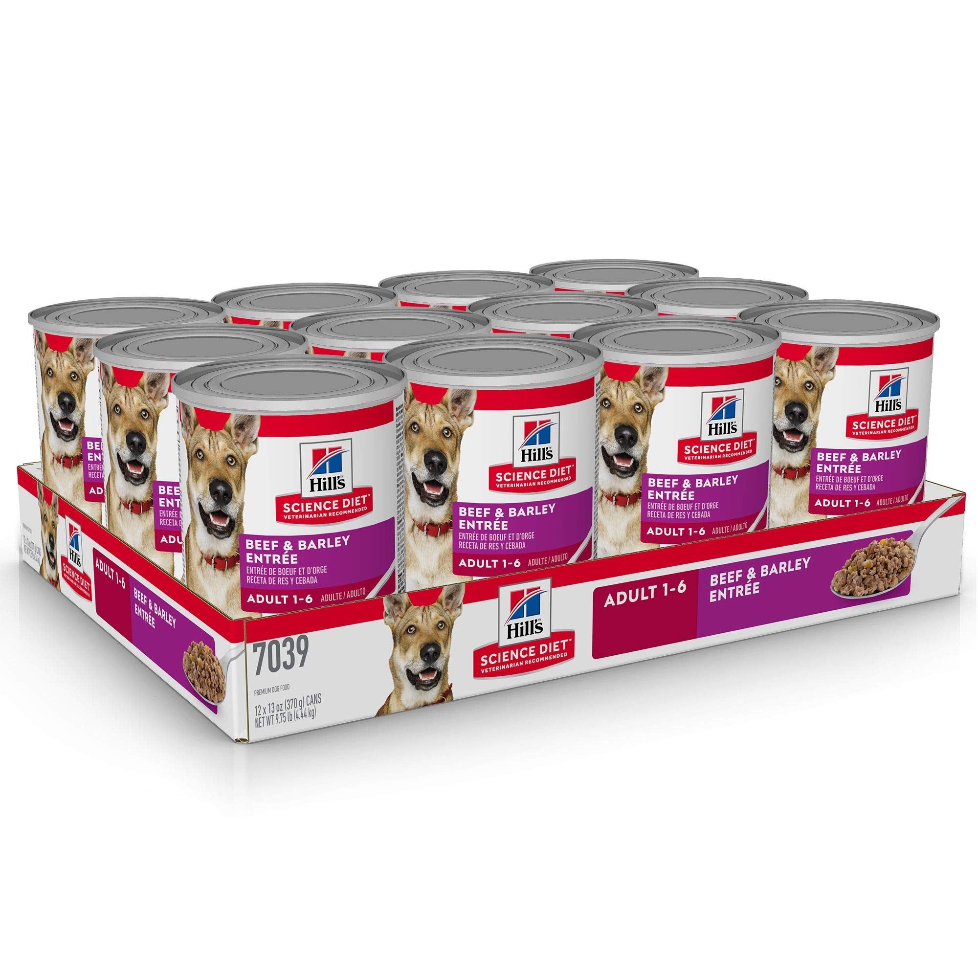 Hill's Science Diet Wet Dog Food, Adult 1-6 - Savory Stew w/ Beef & Vegetables (7578824507630)