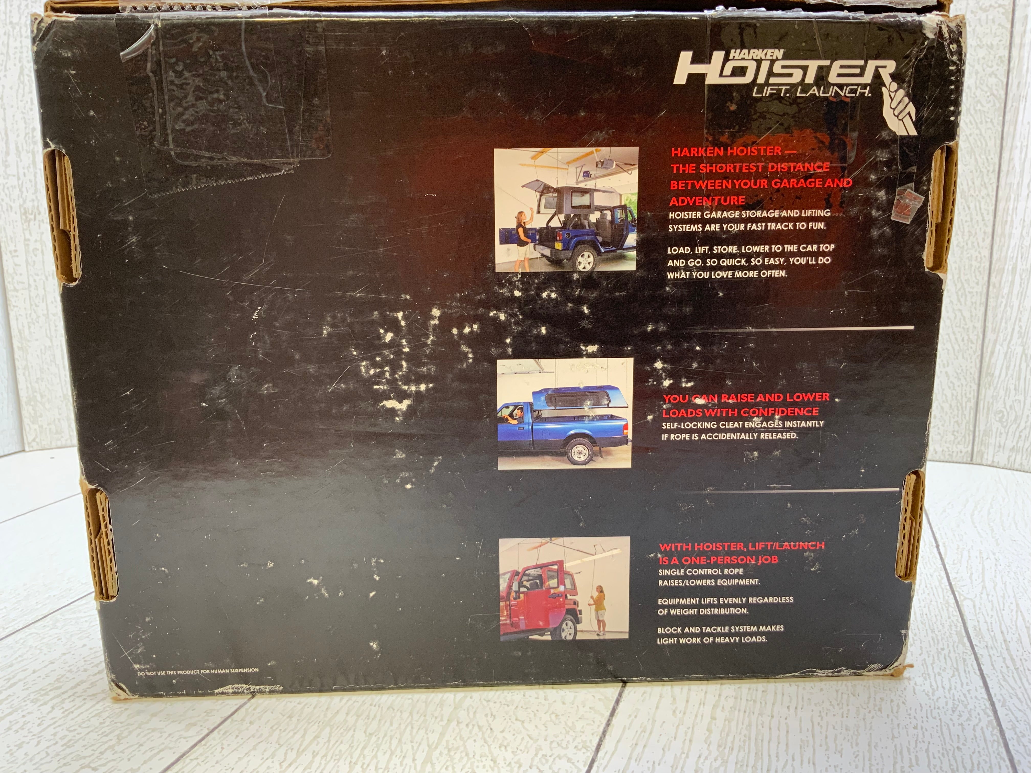 HARKEN Hardtop Overhead Garage Storage Hoist for Jeep Wrangler Hard