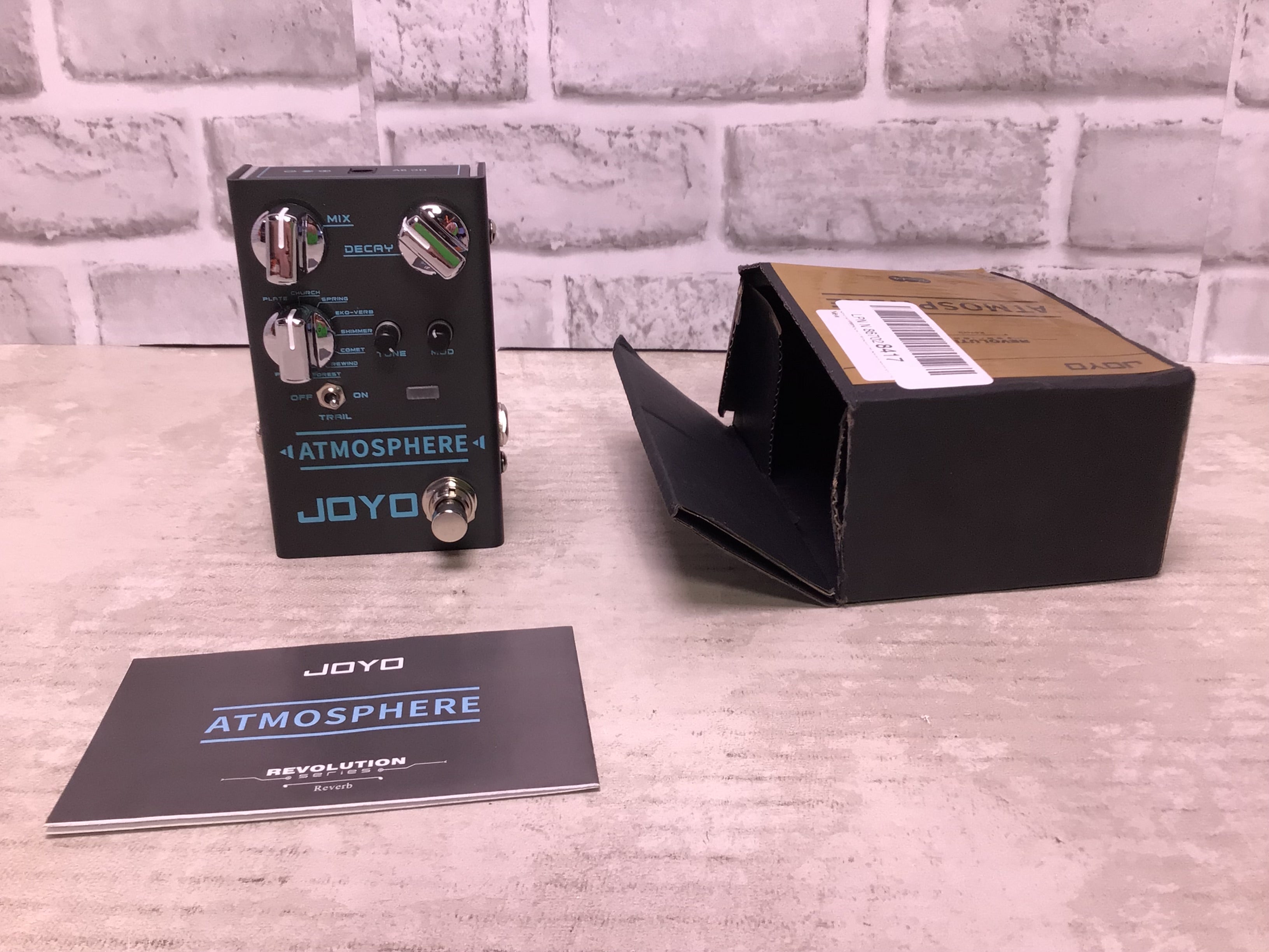 Joyo Atmosphere Reverb Electric Guitar Effect Pedal with 9 Digital Rev