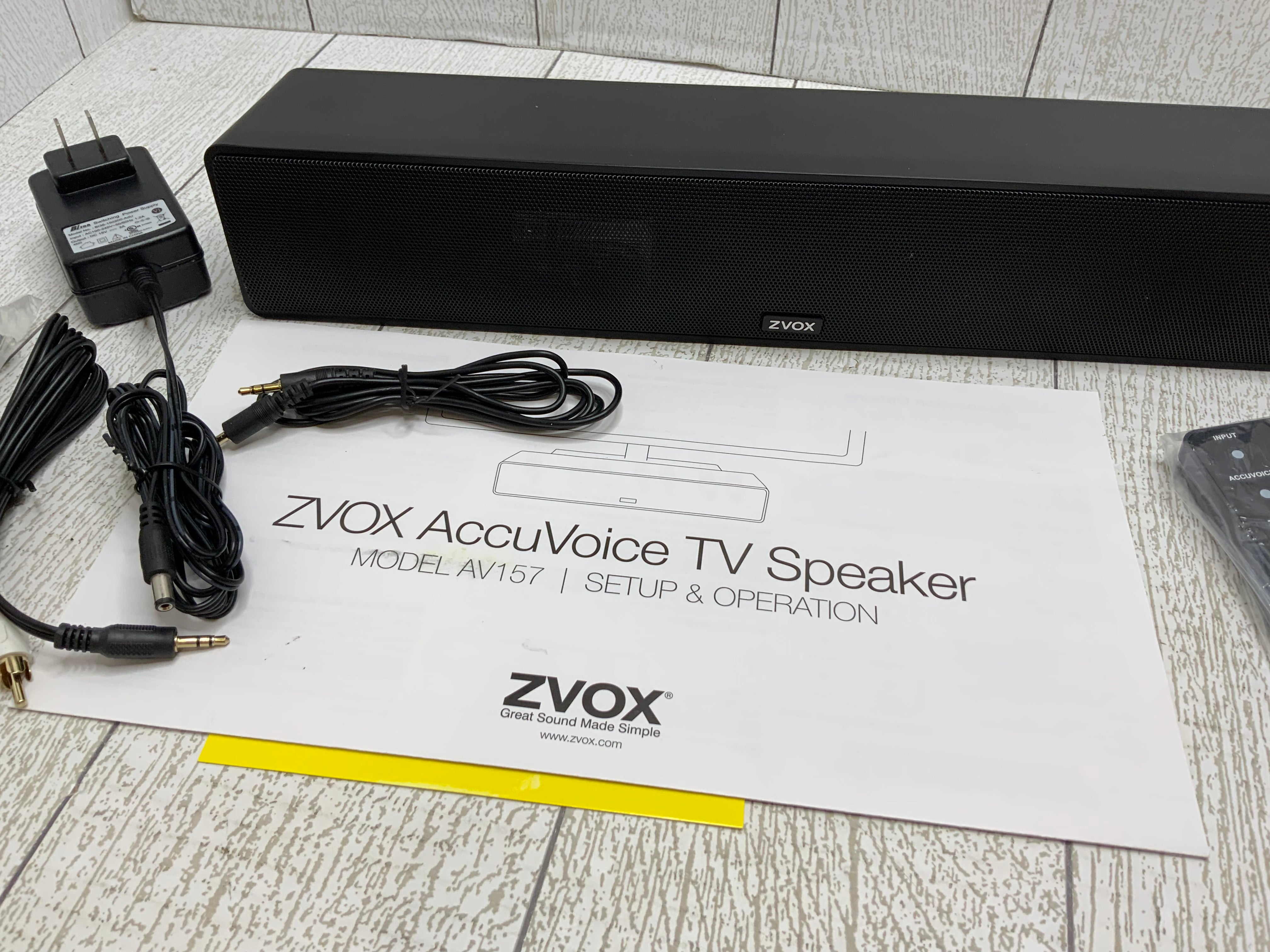ZVOX Dialogue Clarifying Sound Bar with Patented Hearing Technology (8025499468014)