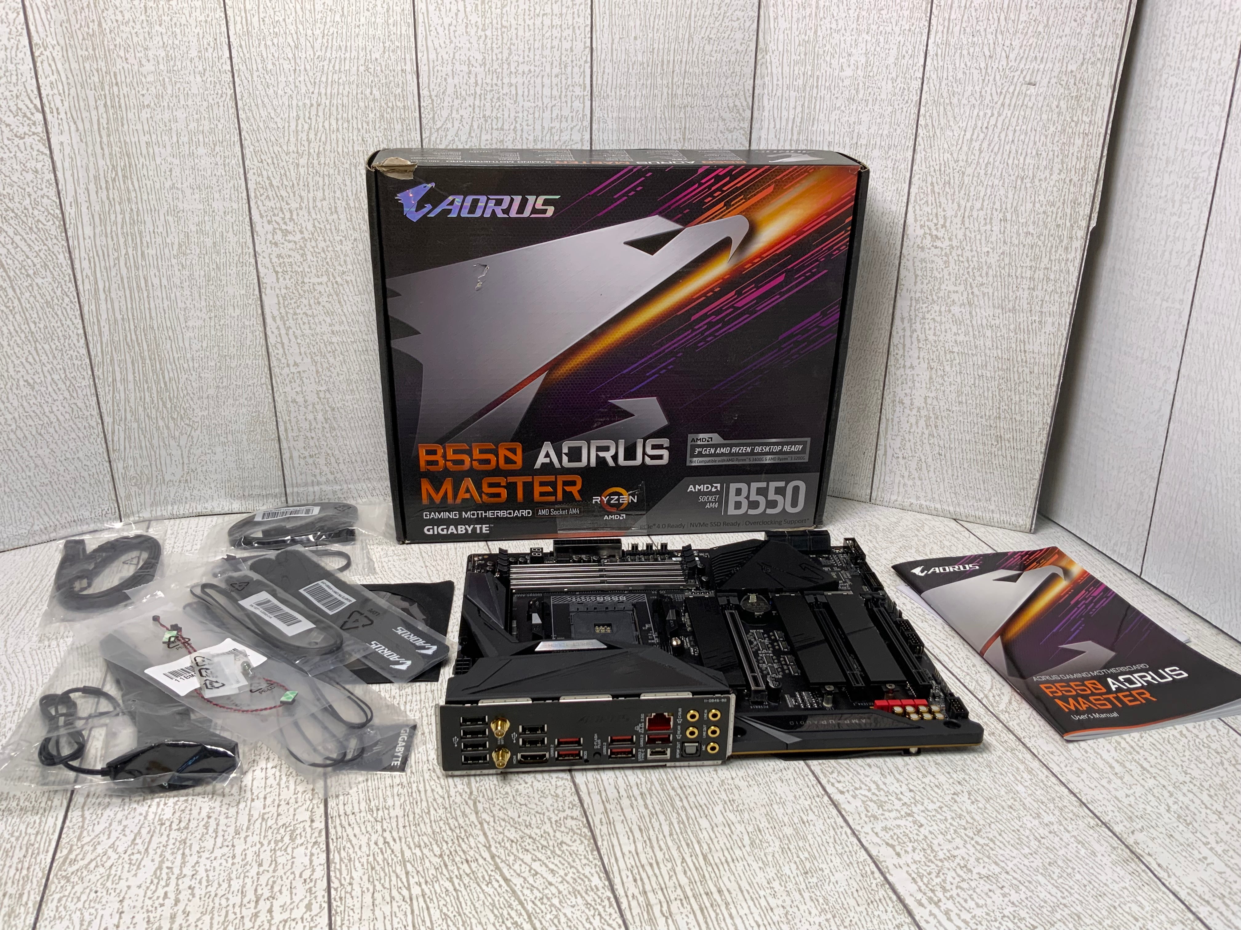 Tuf X570-plus/G Drive USB/Aorus B550/MSI MPG Z490 **LOT OF 4, FOR PARTS ONLY** (7980583289070)
