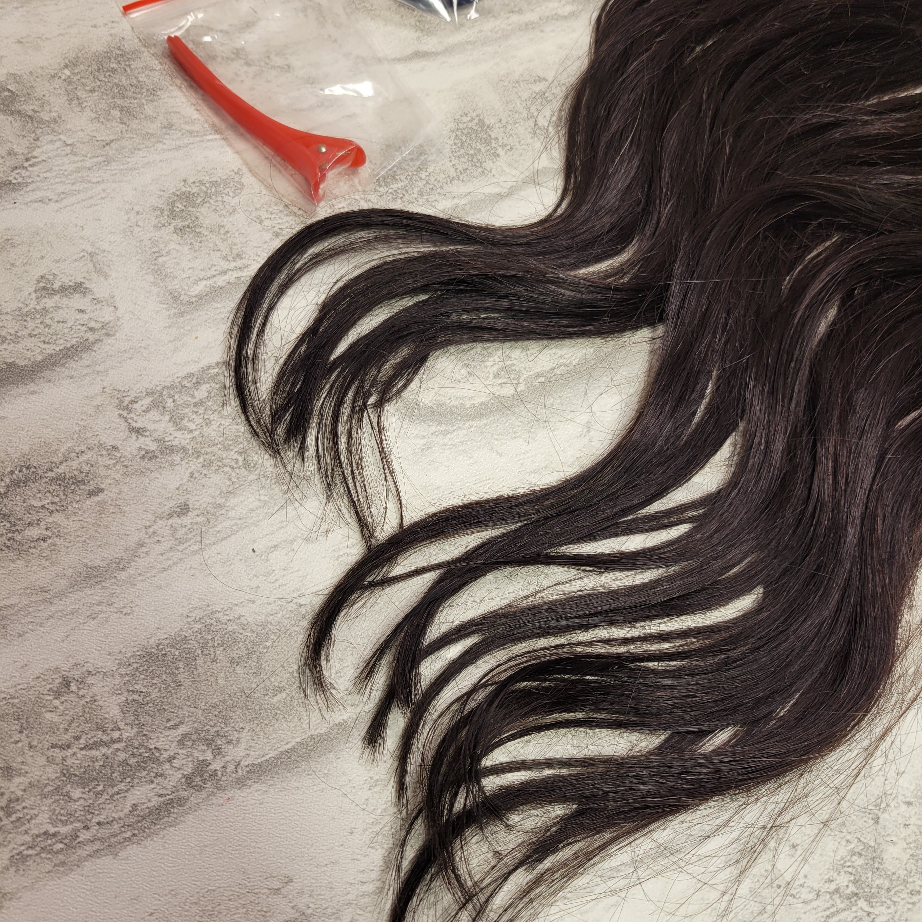 SUYYA Tape in Hair Extensions Human Hair 34pcs Jet Black(18 inches #1 Jet Black) (7603281756398)