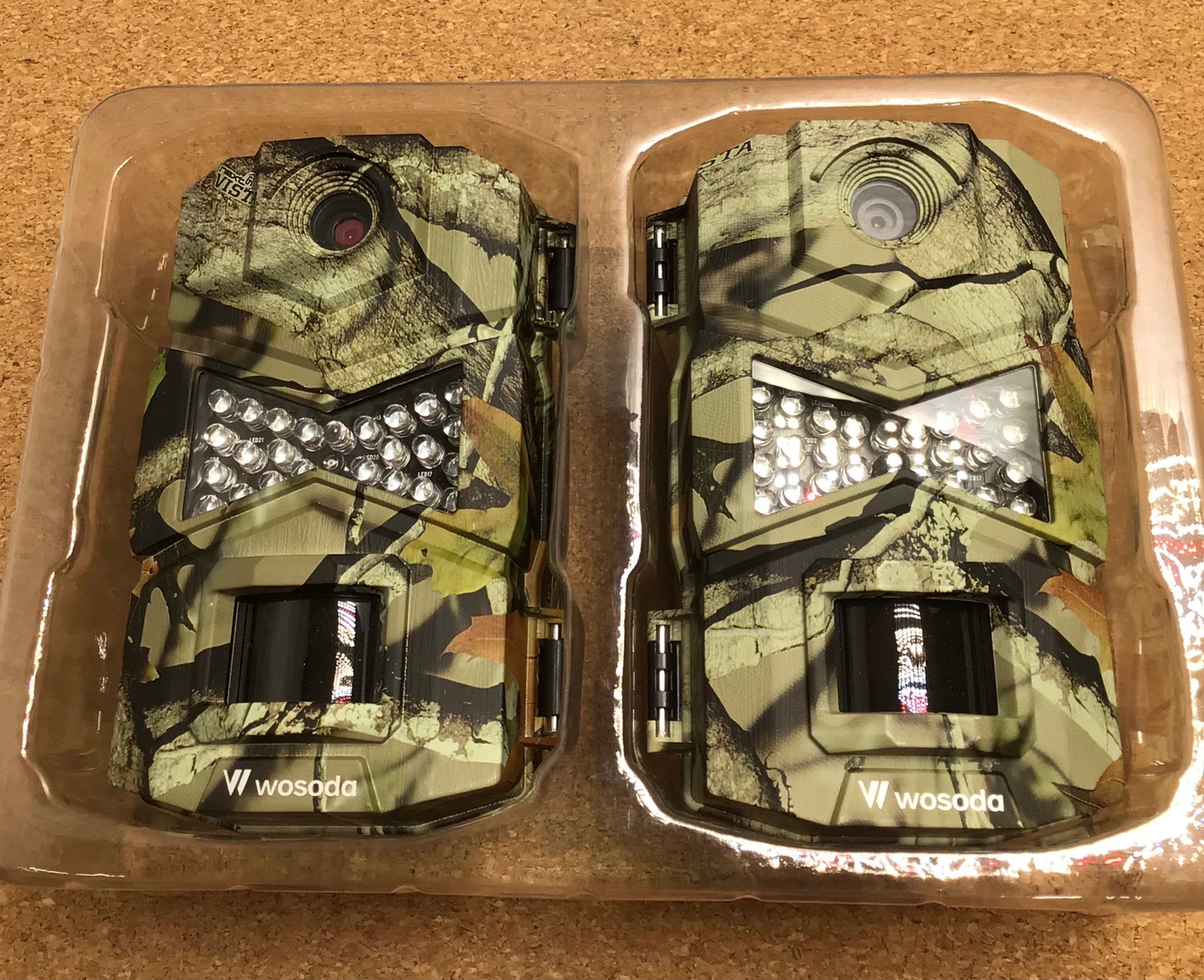 WOSODA 2 Pack/Trail Game Camera, Hunting Scouting/Night Vision G200 (7902519918830)