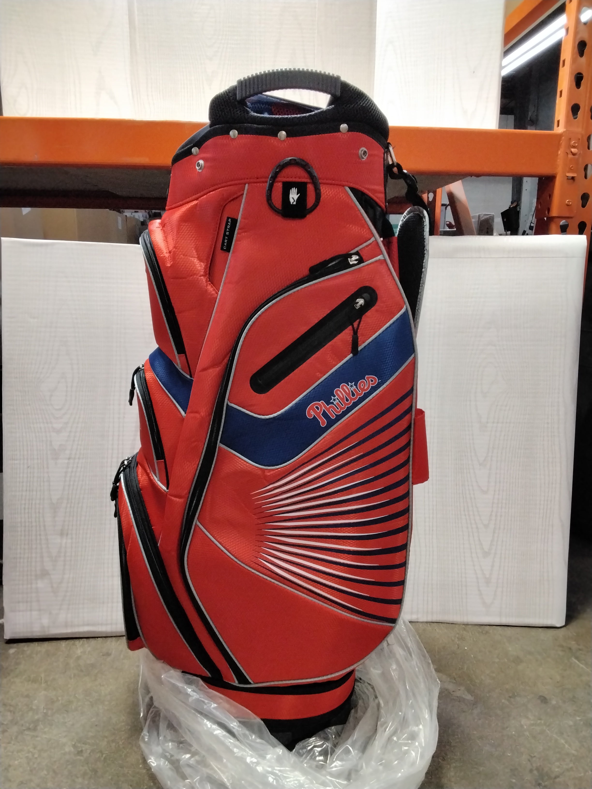 Team Effort MLB The Bucket II Cooler Cart Bag, Phillies (7727862546670)