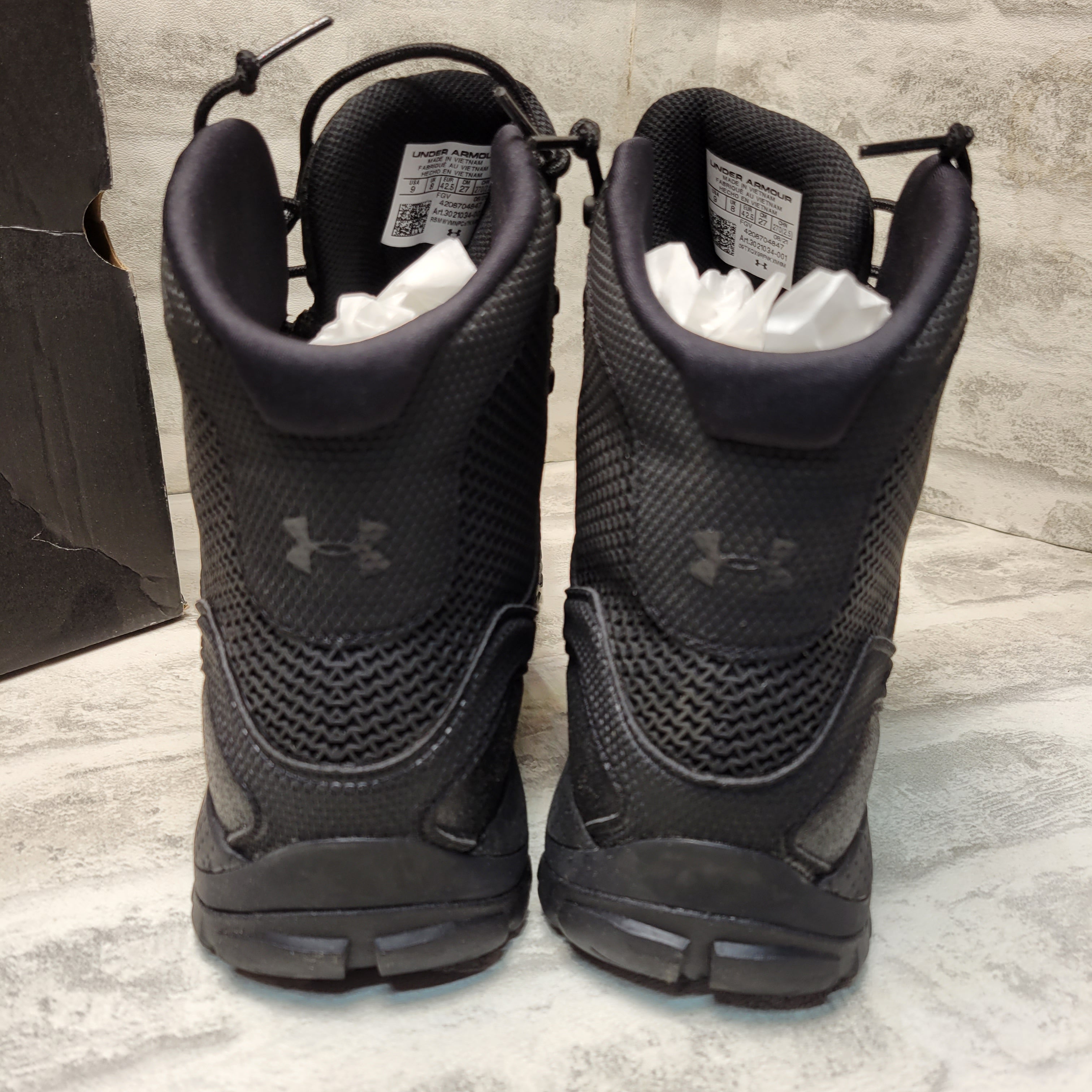 Under Armour Men's Valsetz Rts 1.5 Military and Tactical Boot, 9, Black (001) (7884722438382)