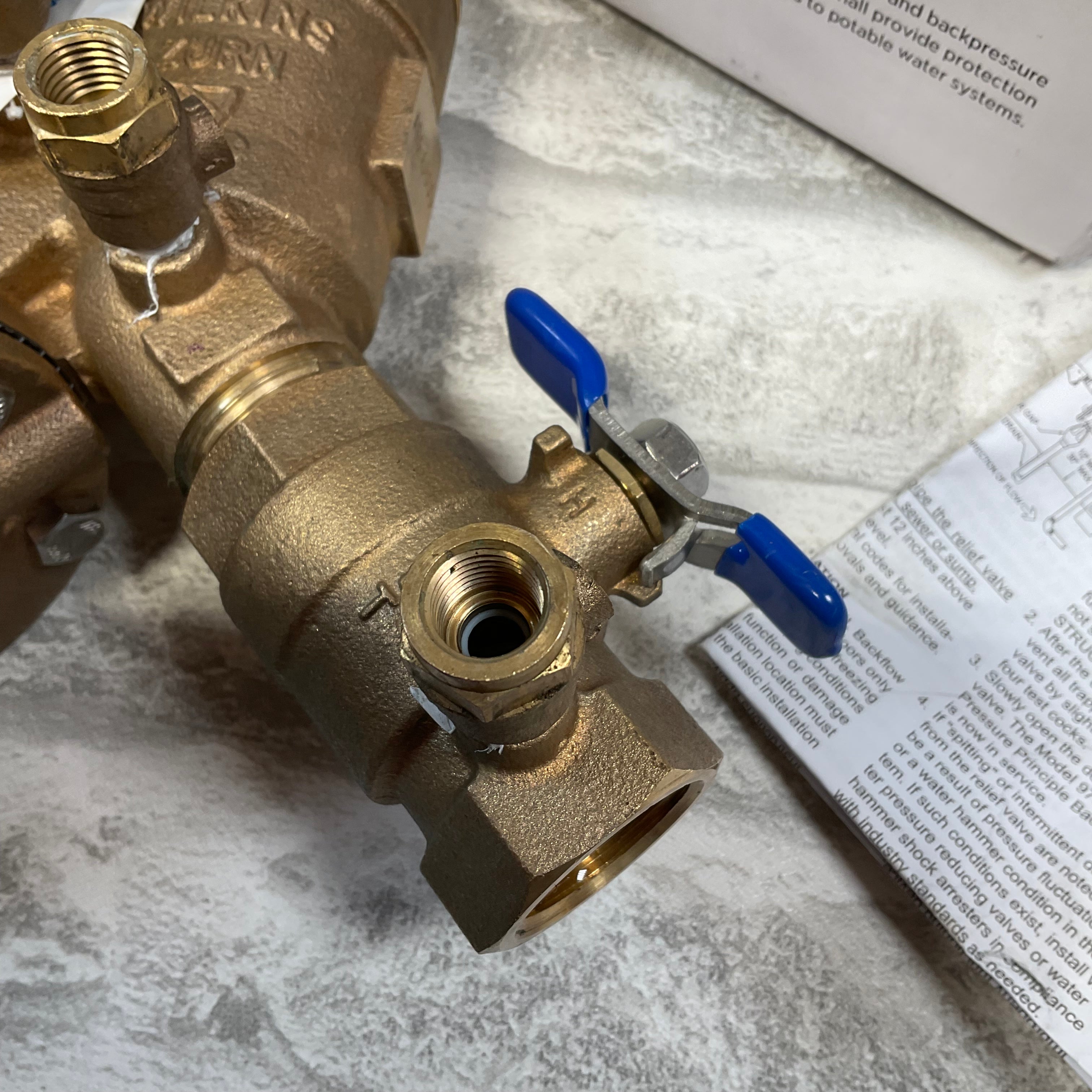 Zurn 1 in. Brass Reduced-Pressure Backflow Preventer (7520346439918)