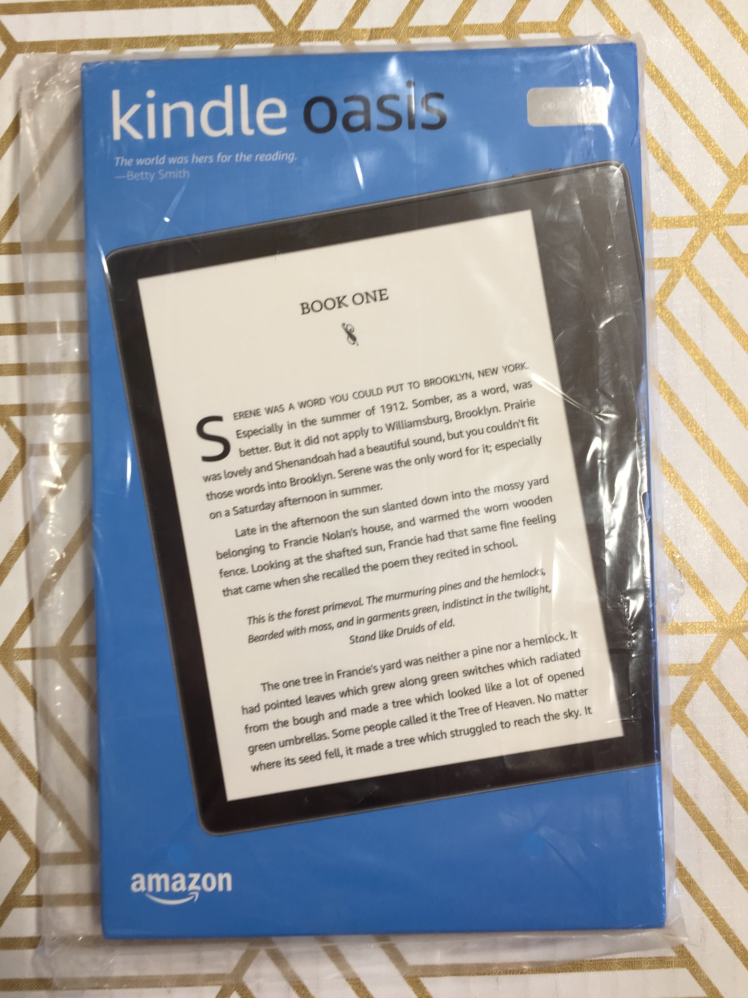 Kindle Oasis – Adjustable Warm Light - No Lockscreen Ads - SEALED (7922974654702)